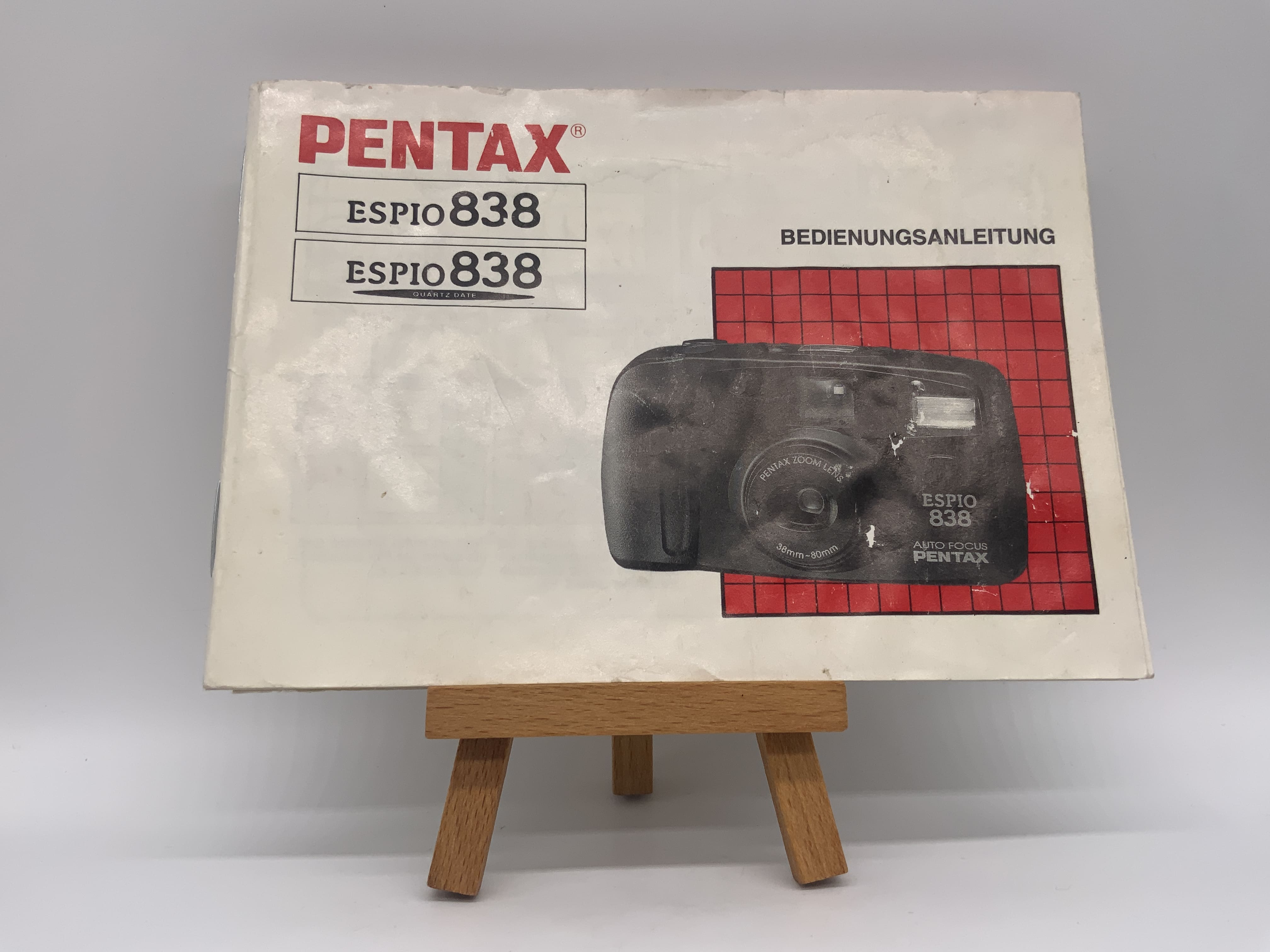 Pentax Espio 838 Quartz Date Bedienungsanleitung Deutsch