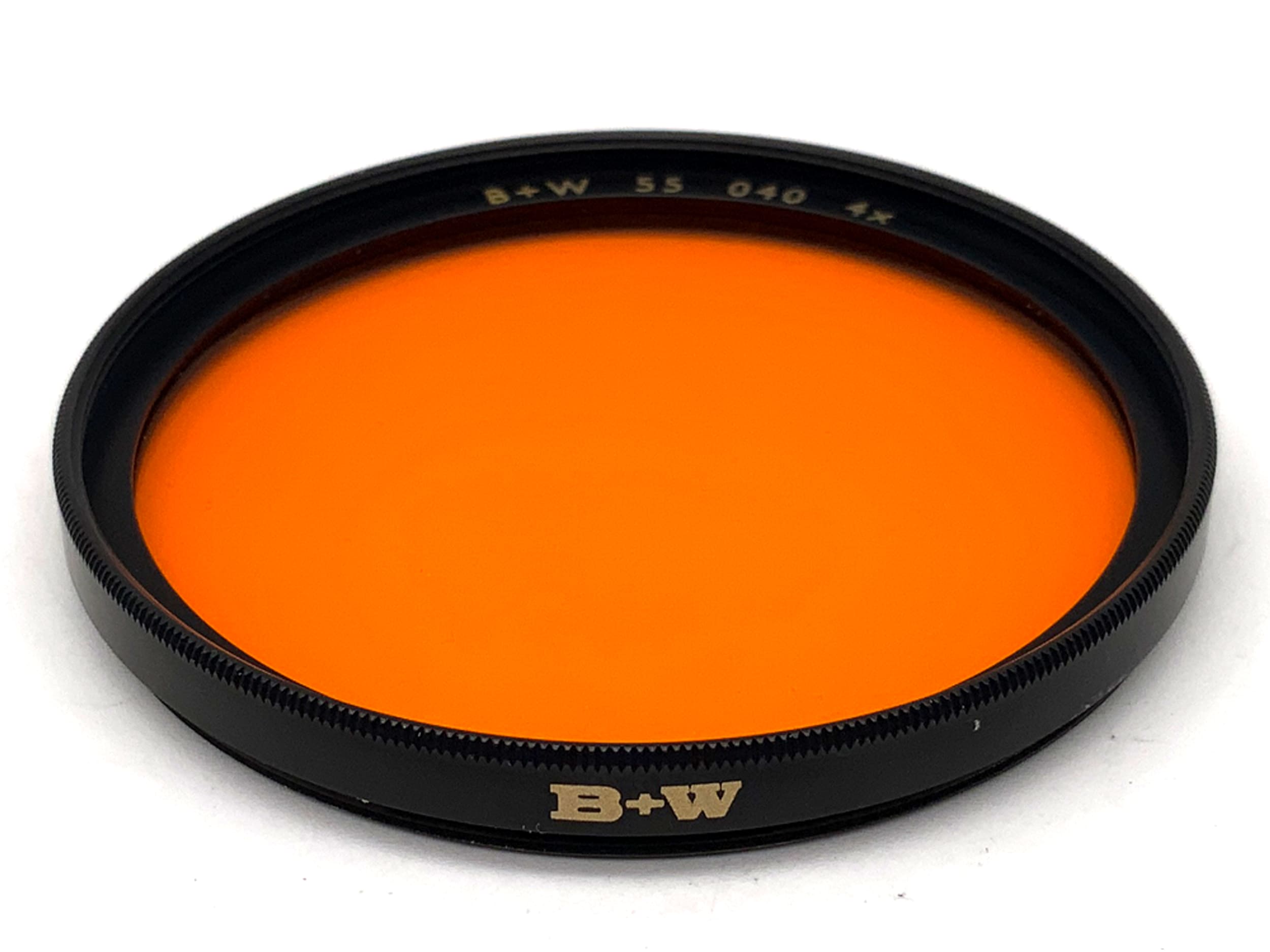 Filtre de couleur B+W 55 orange 040 4x F-Pro, filetage pour filtre circulaire 55 mm