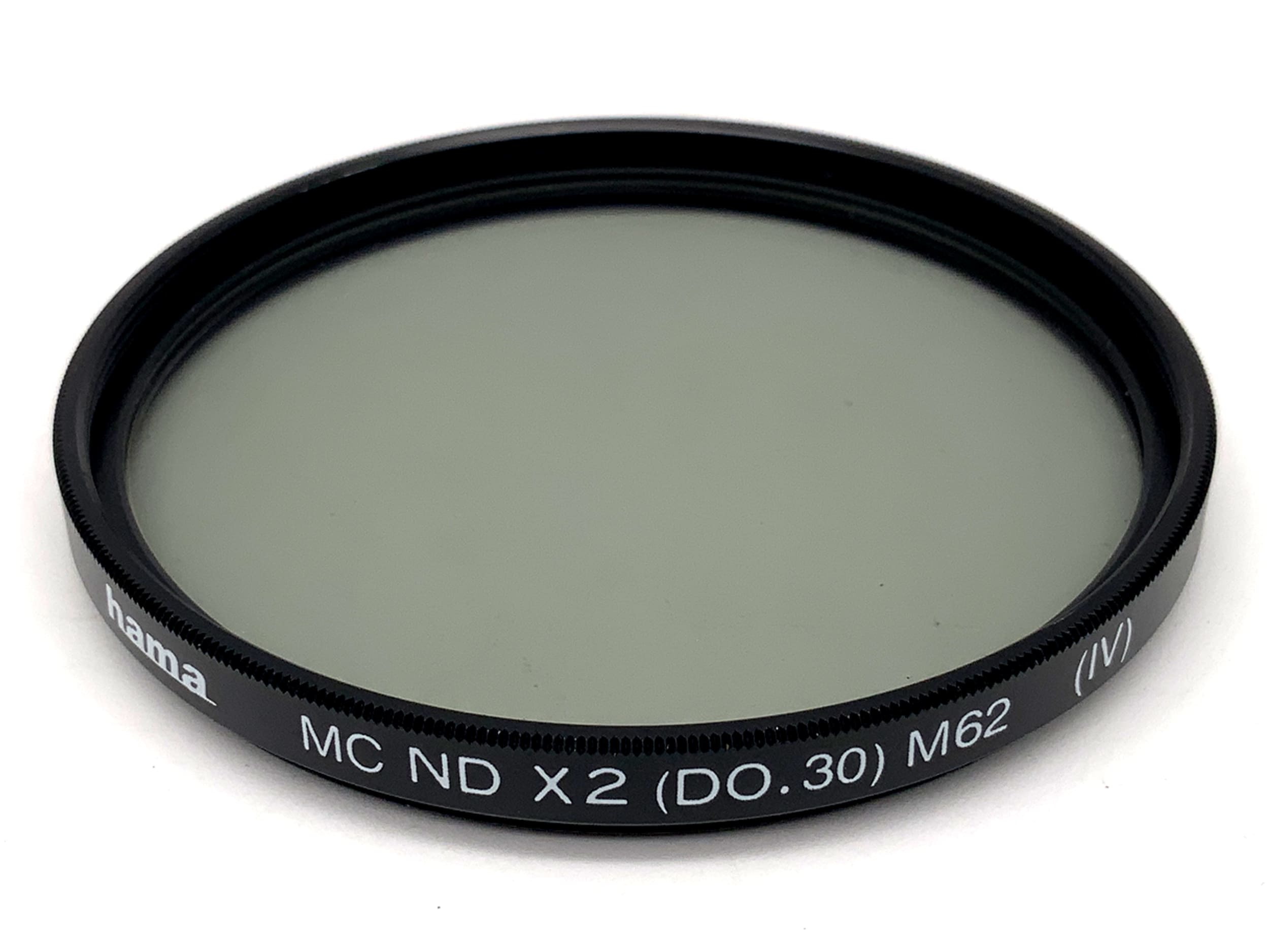 Hama Graufilter MC ND X2 (DO.30) M62 (IV) Filter 62mm Kreisförmig Filtergewinde