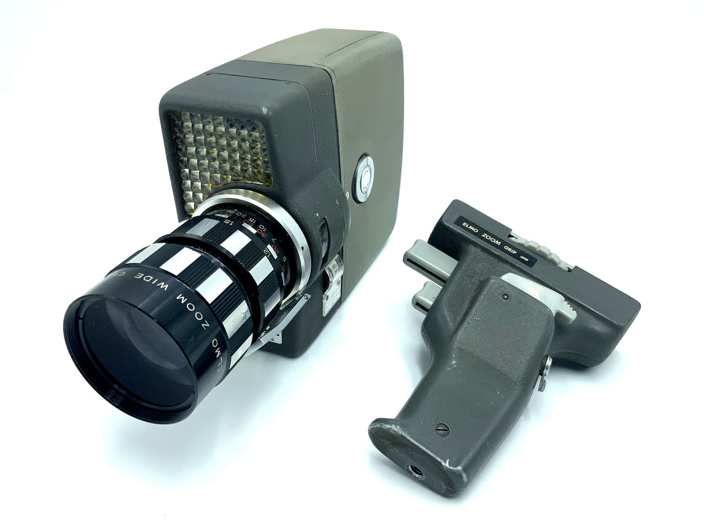 Elmo 8-E Zoom Auto-Eye Filmkamera mit Zoom Lens 10-30mm 1:1.8