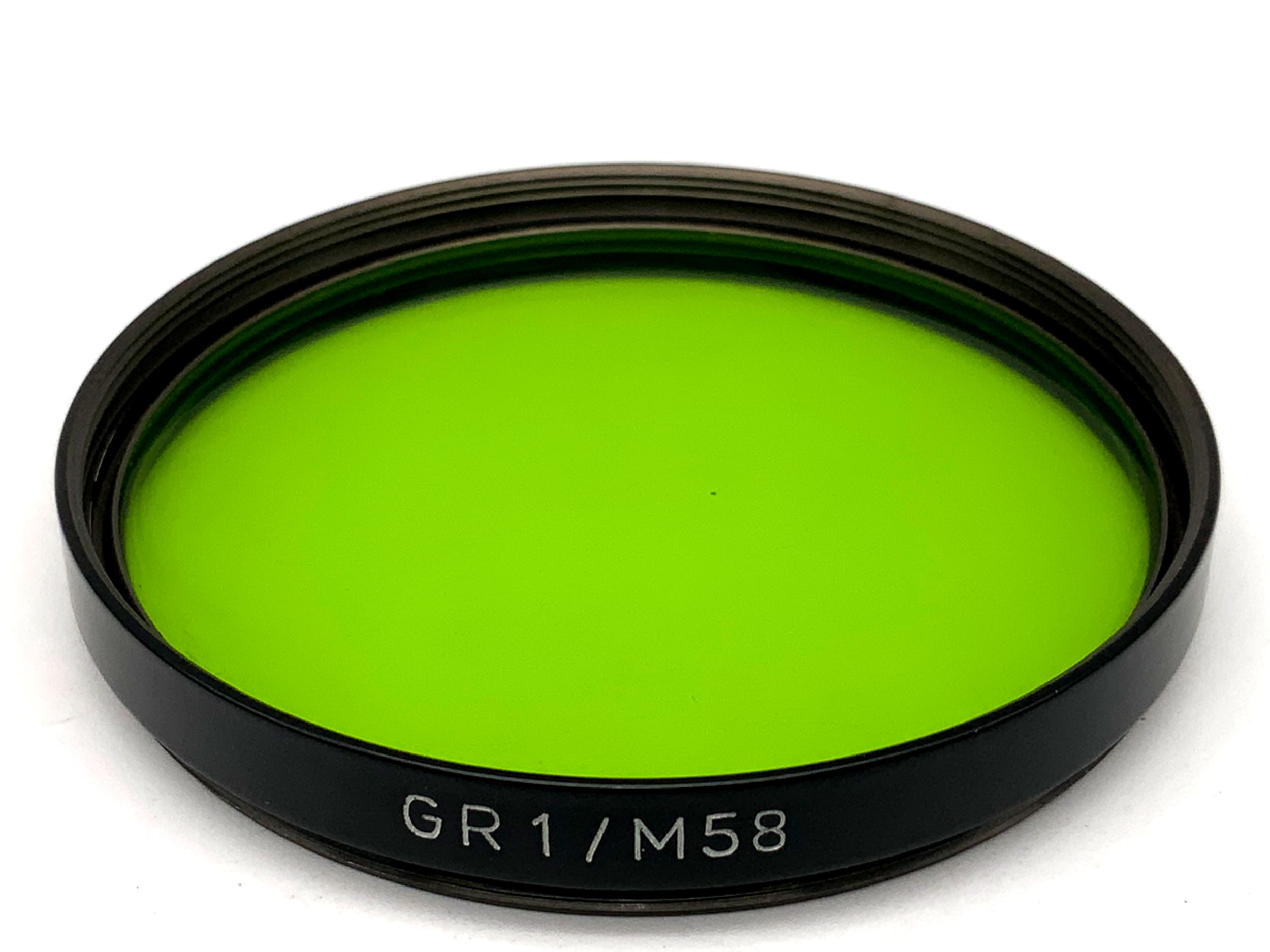 Carl Zeiss Jena Farbfilter grün/green GR1/M58 Filter 58mm Kreisförmig
