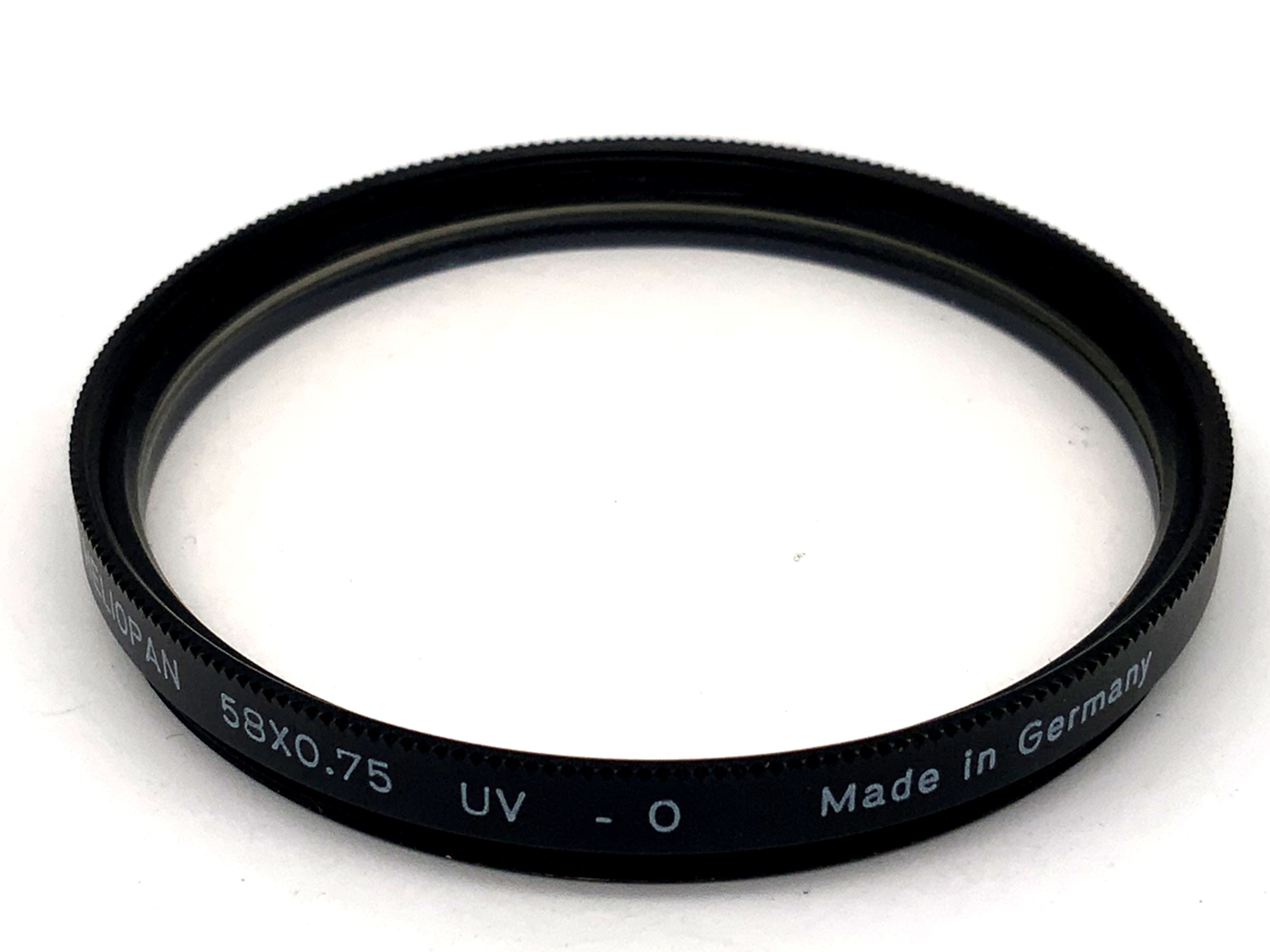 Heliopan UV 58x0.75 UV-0 Filter 58mm Kreisförmig Filtergewinde