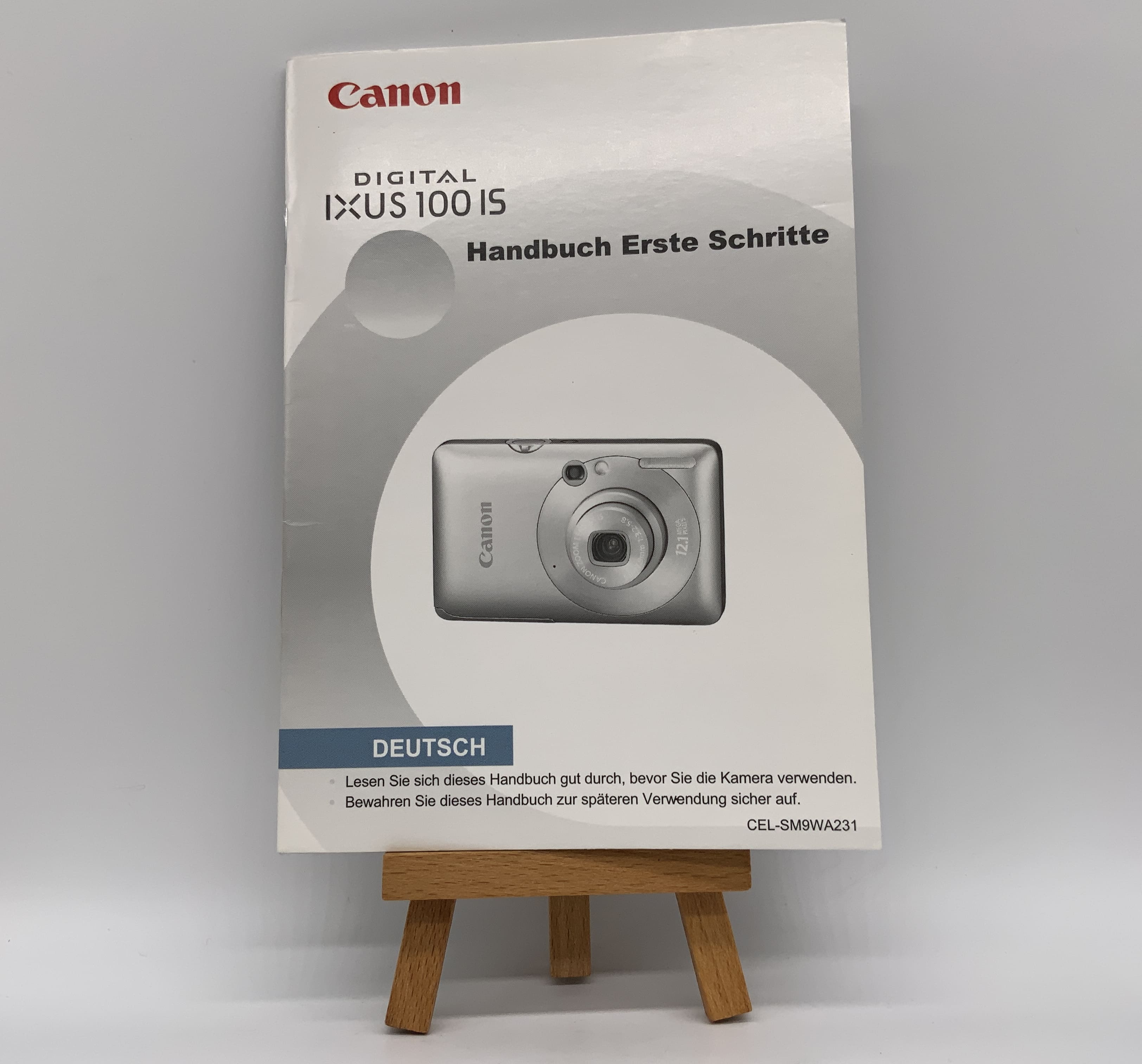 Canon Digital IXUS 100 IS Handbuch erste Schritte Bedienungsanleitung Deutsch