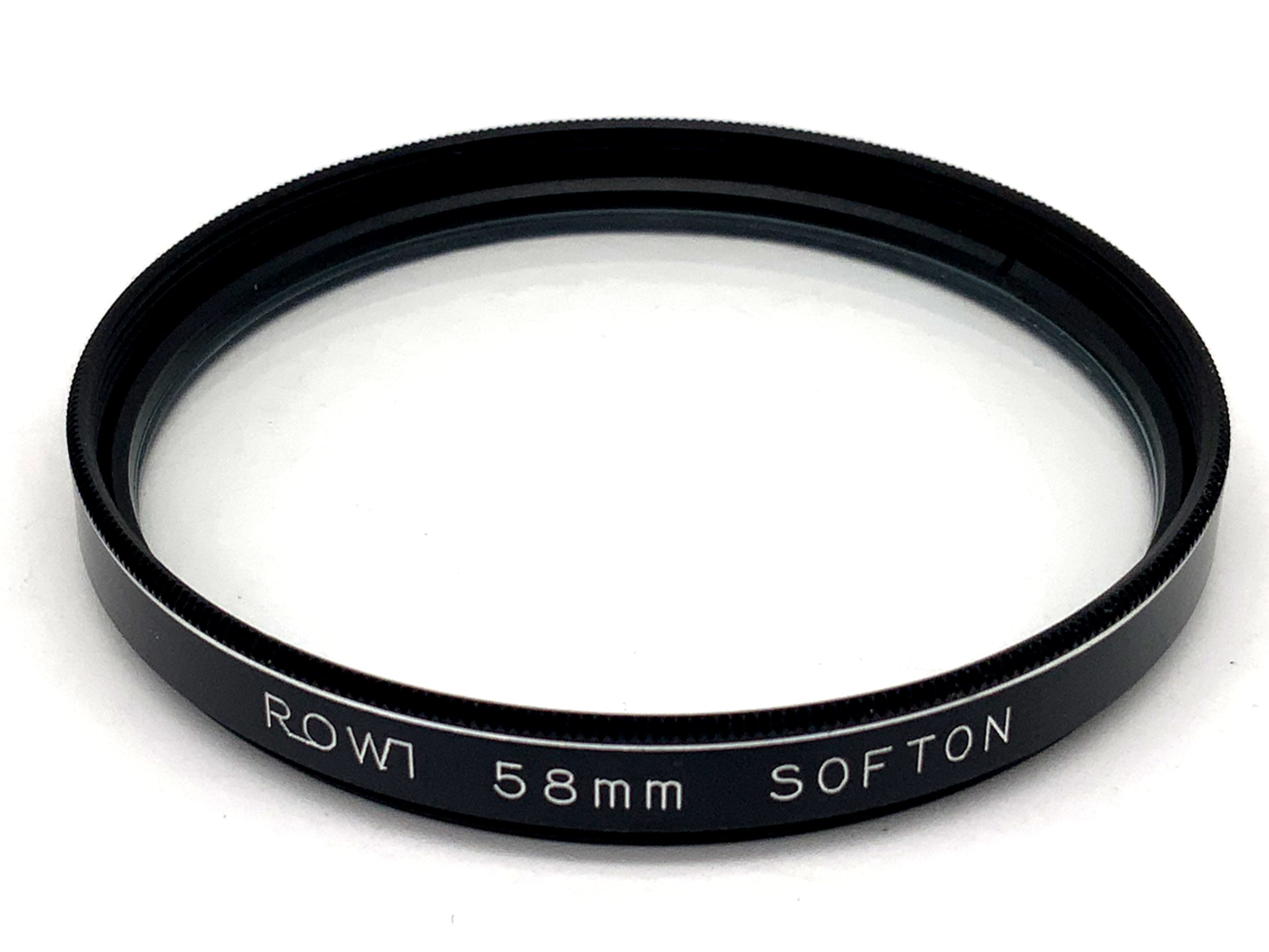 Rowi Weichzeichner Softon Filter 58mm Kreisförmig Filtergewinde