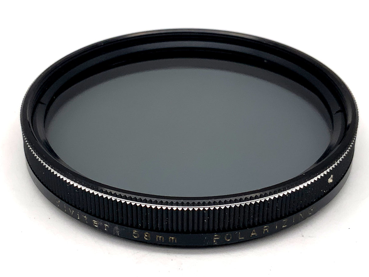 Filtre polarisant Vivitar, filetage circulaire de 58 mm