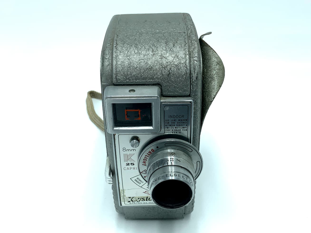 Keystone K 25 Capri Filmkamera mit Elgeet 12.5mm 1:2.3