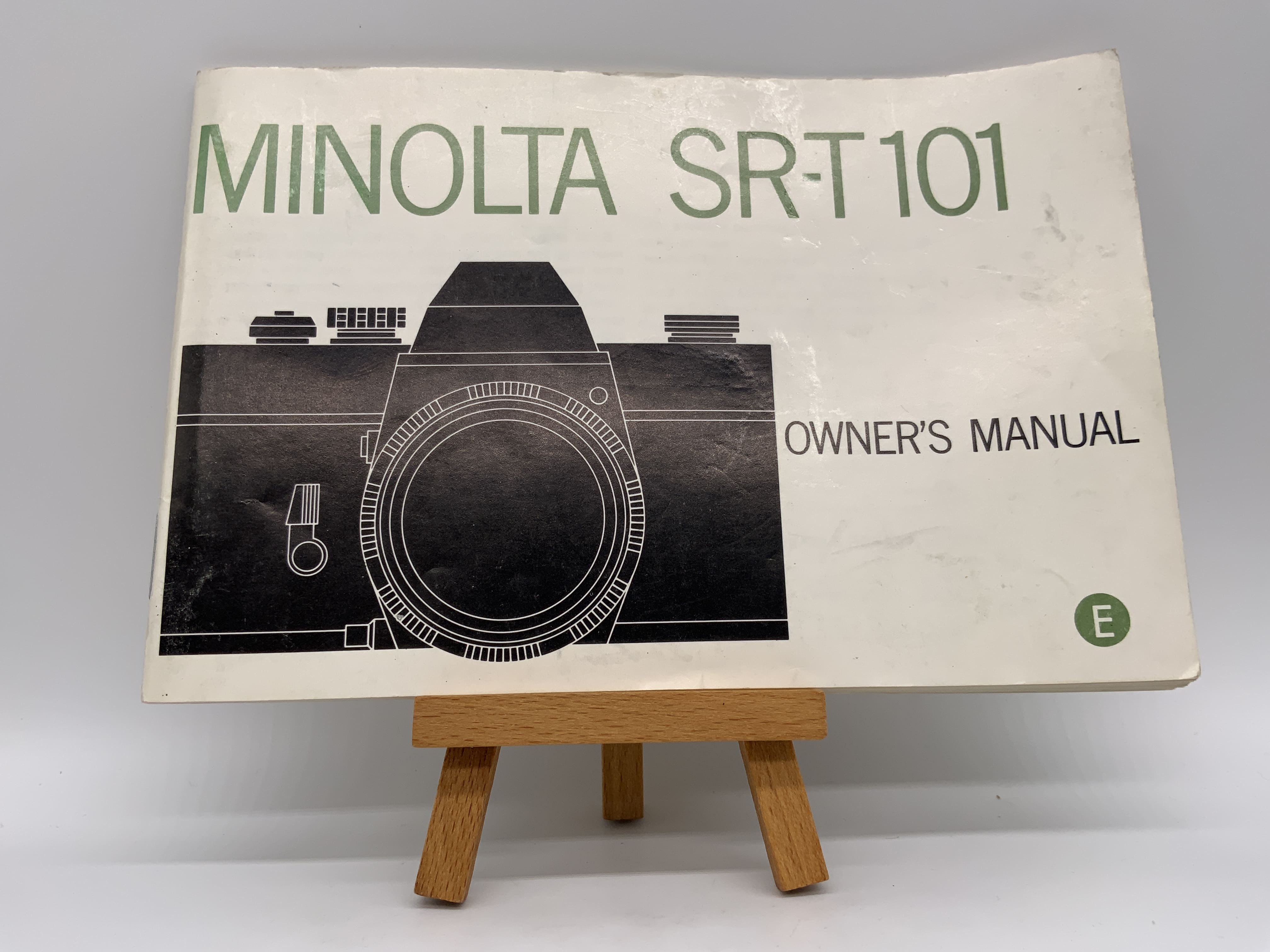Minolta SR-T 101 Owners Manual Bedienungsanleitung Englisch