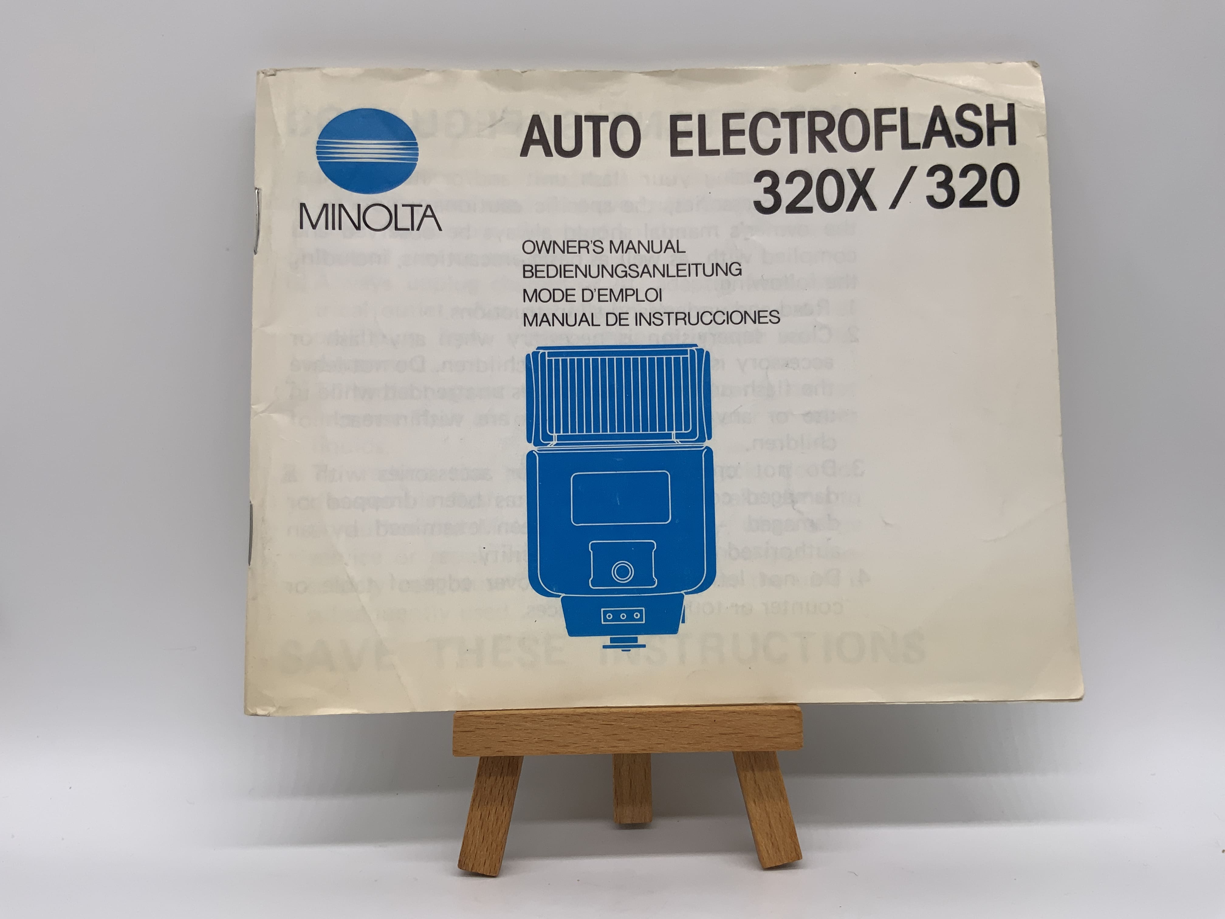 Minolta Auto Electroflash 320X / 320 Bedienungsanleitung Deutsch