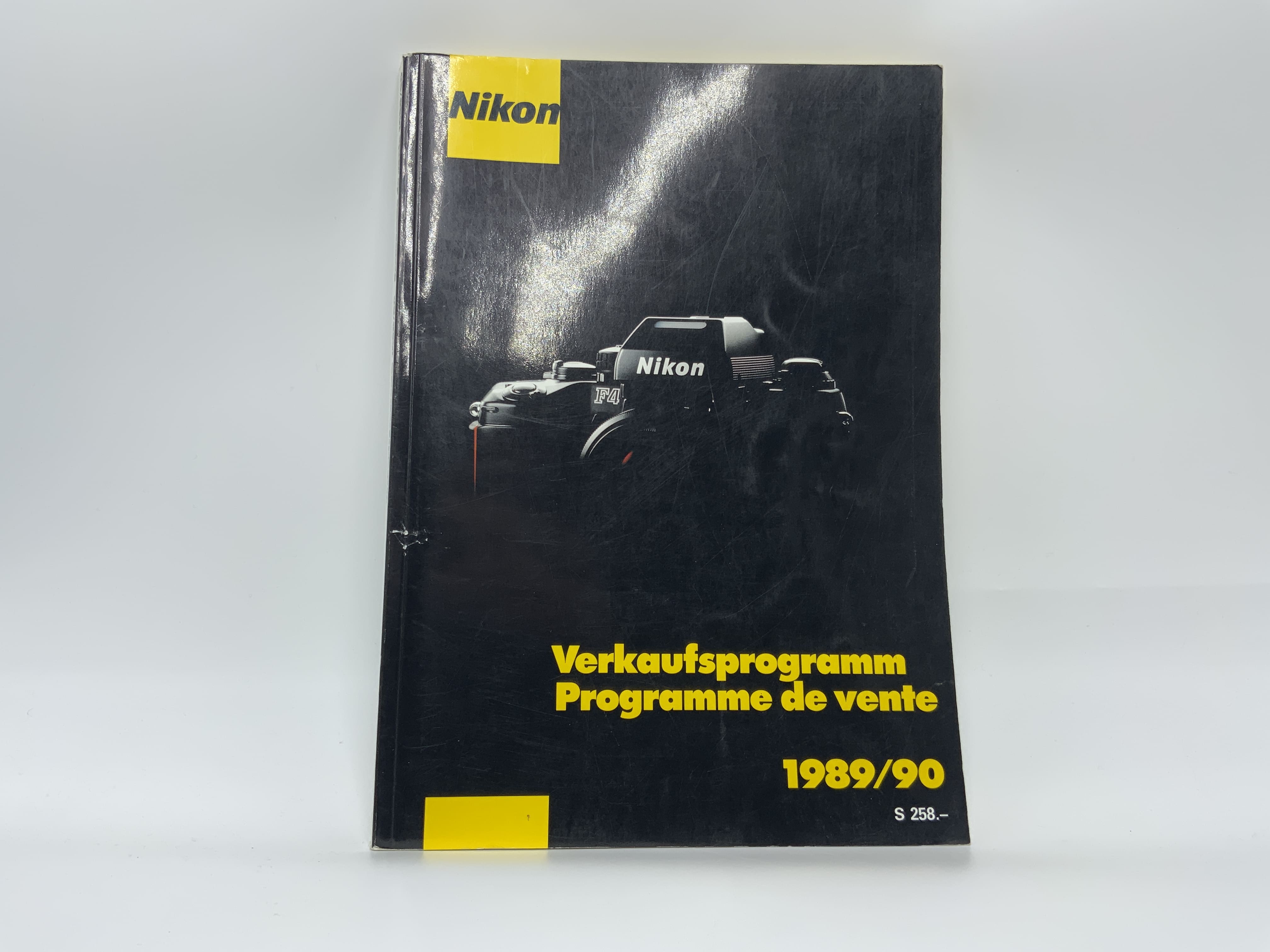 Nikon Programm de vente 1989/90 Verkaufsprogramm Deutsch