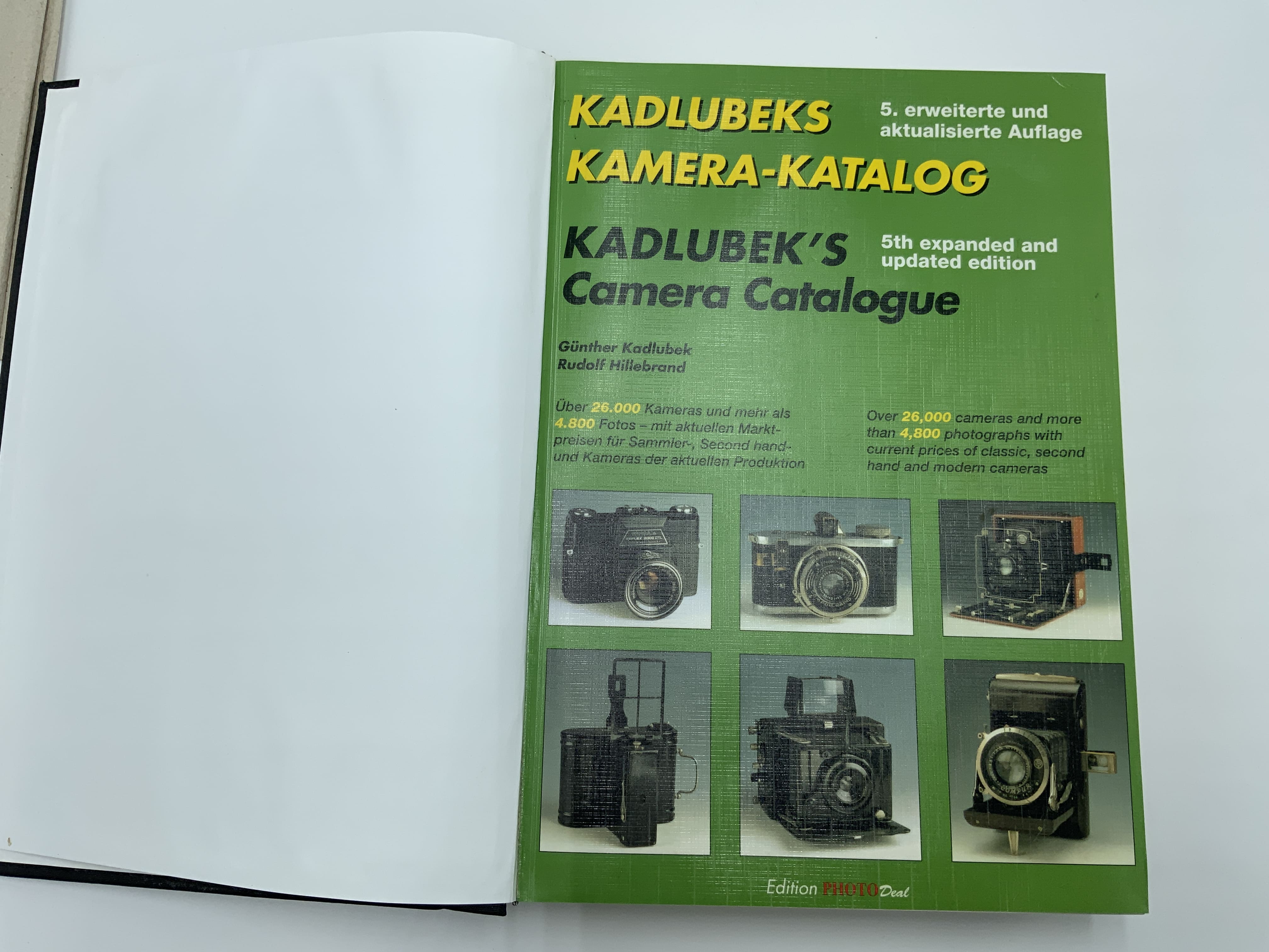 Kadlubeks Kamera Katalog 5. Auflage erweiterte und aktualisierte Auflage Deutsch