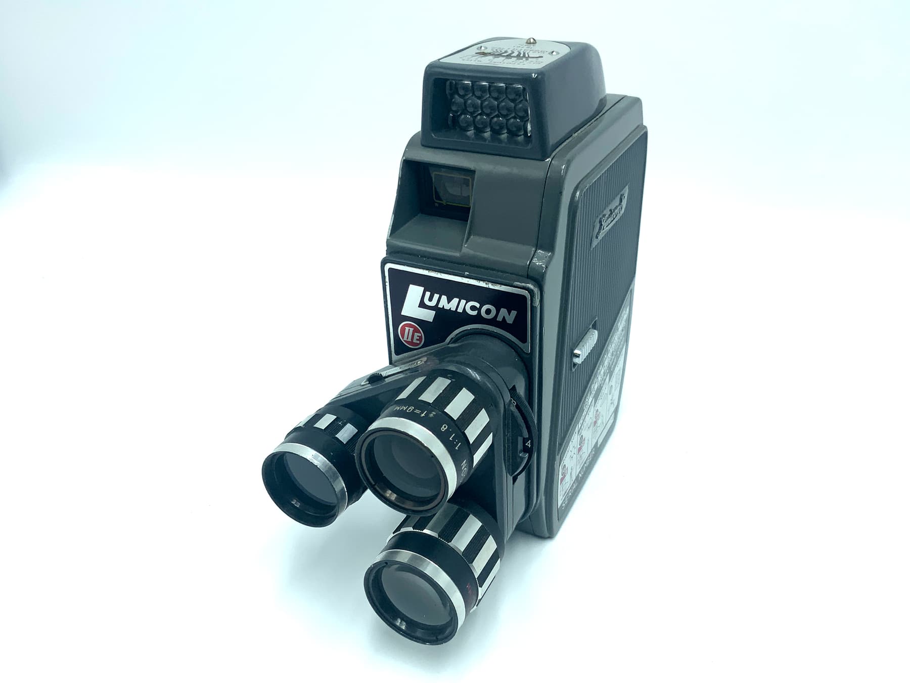 Lumicon IIE Filmkamera mit Lumicon 25mm 1:1.8/ 9mm 1:1.8/ 13mm 1:1.8