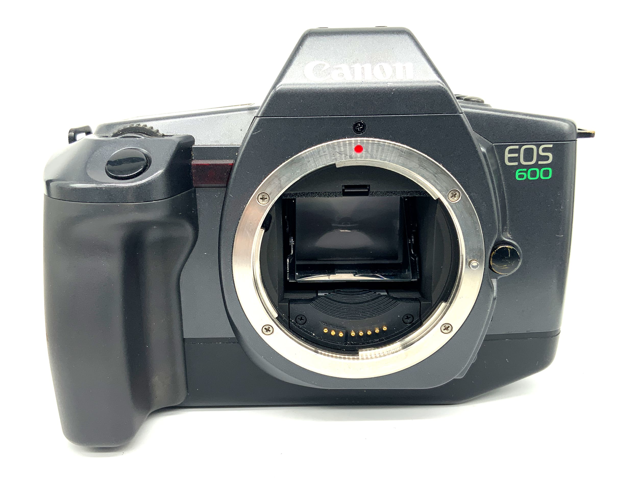 Canon EOS 600 SLR mit Quartz Date Back E 35mm SLR analog Body (Canon EF)
