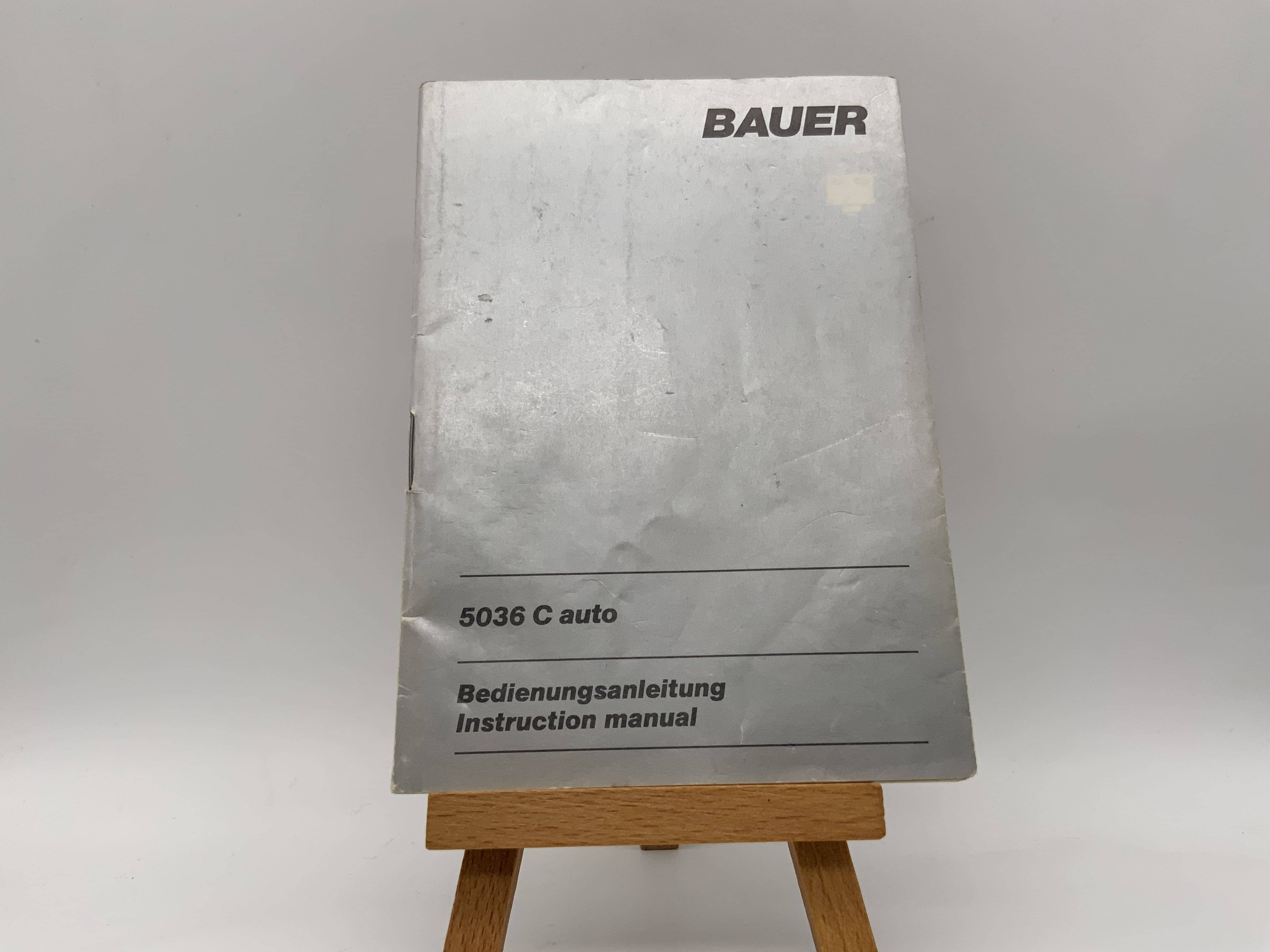 Bauer 5036 C auto Bedienungsanleitung Deutsch