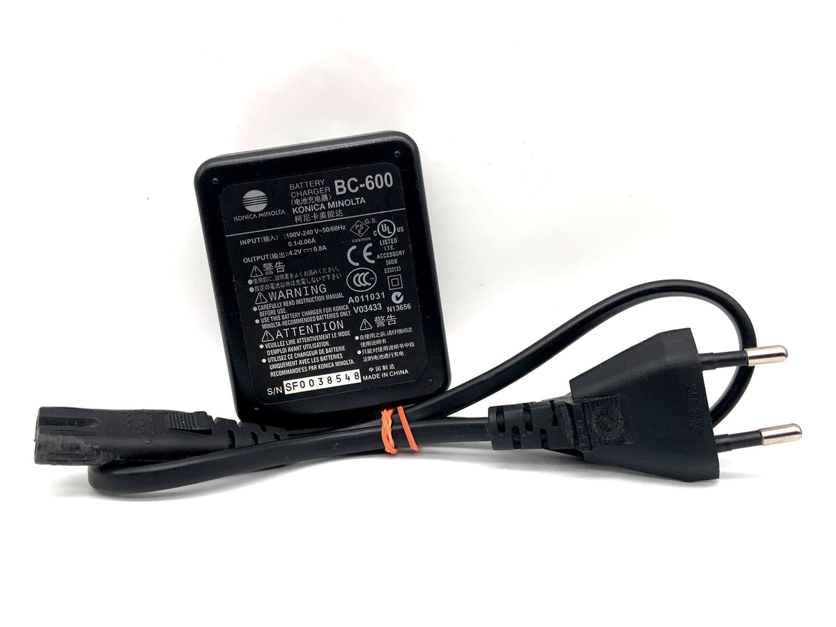 Minolta BC-600 Charger NP-500|NP-600|DR-LB4 Battery Charger Power Adapter
