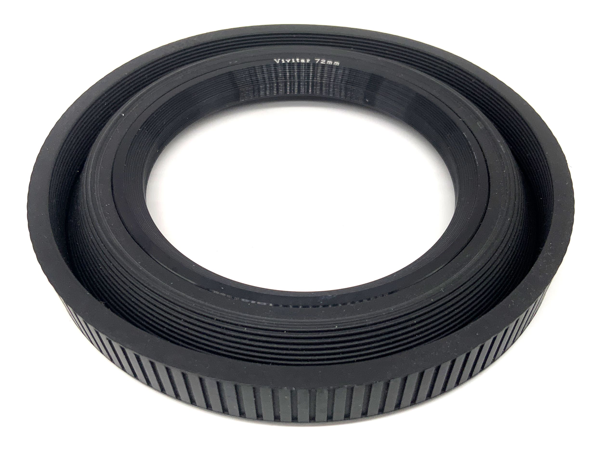 Vivitar 72mm Gegenlichtblende Gummi Rubber Hood lenshood Sonnenblende