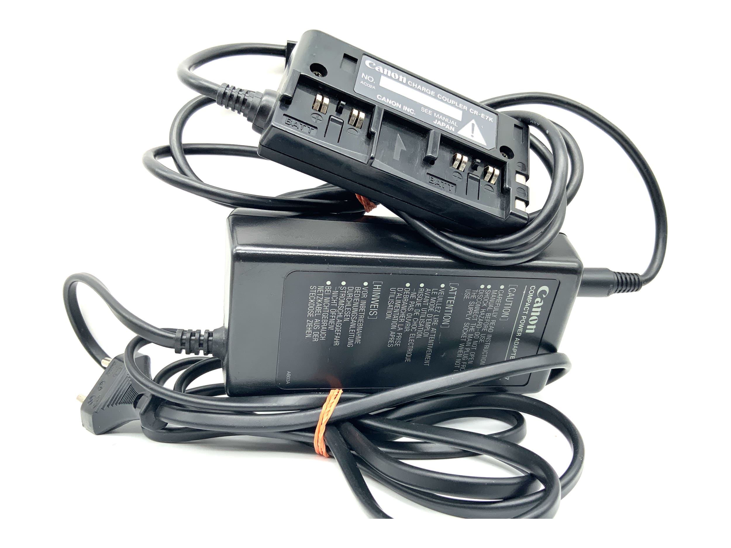 Canon CA-E7E avec alimentation CC CR-E7K