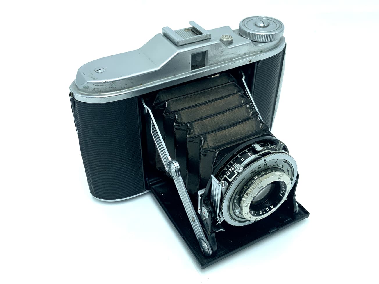 Agfa Isolette V Klappkamera mit Agnar 1:4.5 85mm Analogkamera