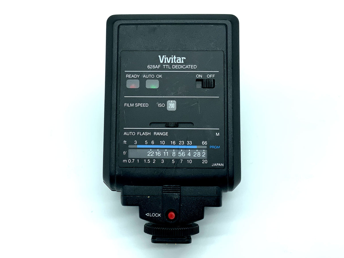 Flash Vivitar 628 AF pour appareil photo Minolta, flash à clip
