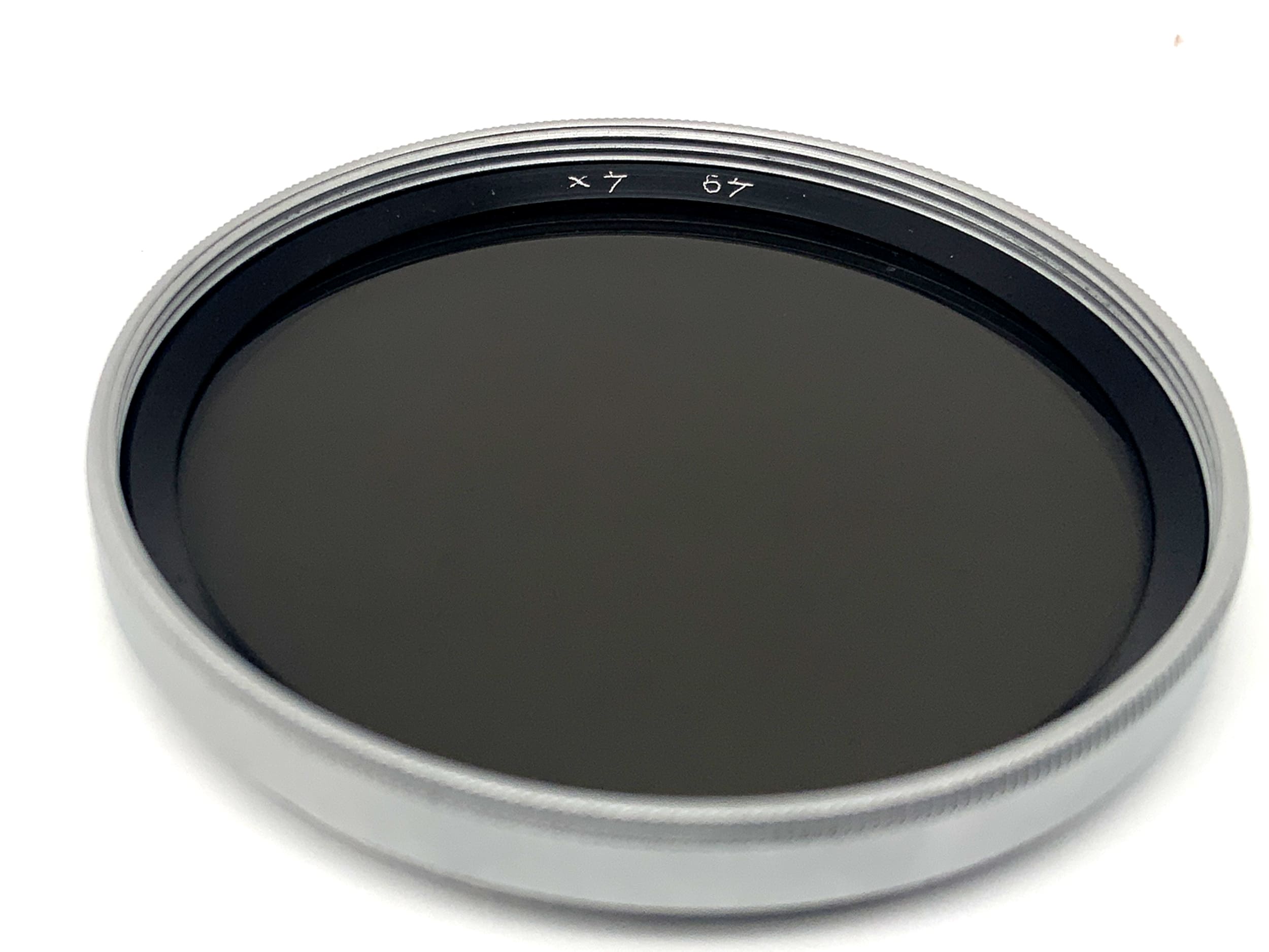 Graufilter 4x in Chrom Filter 49mm Kreisförmig Filtergewinde