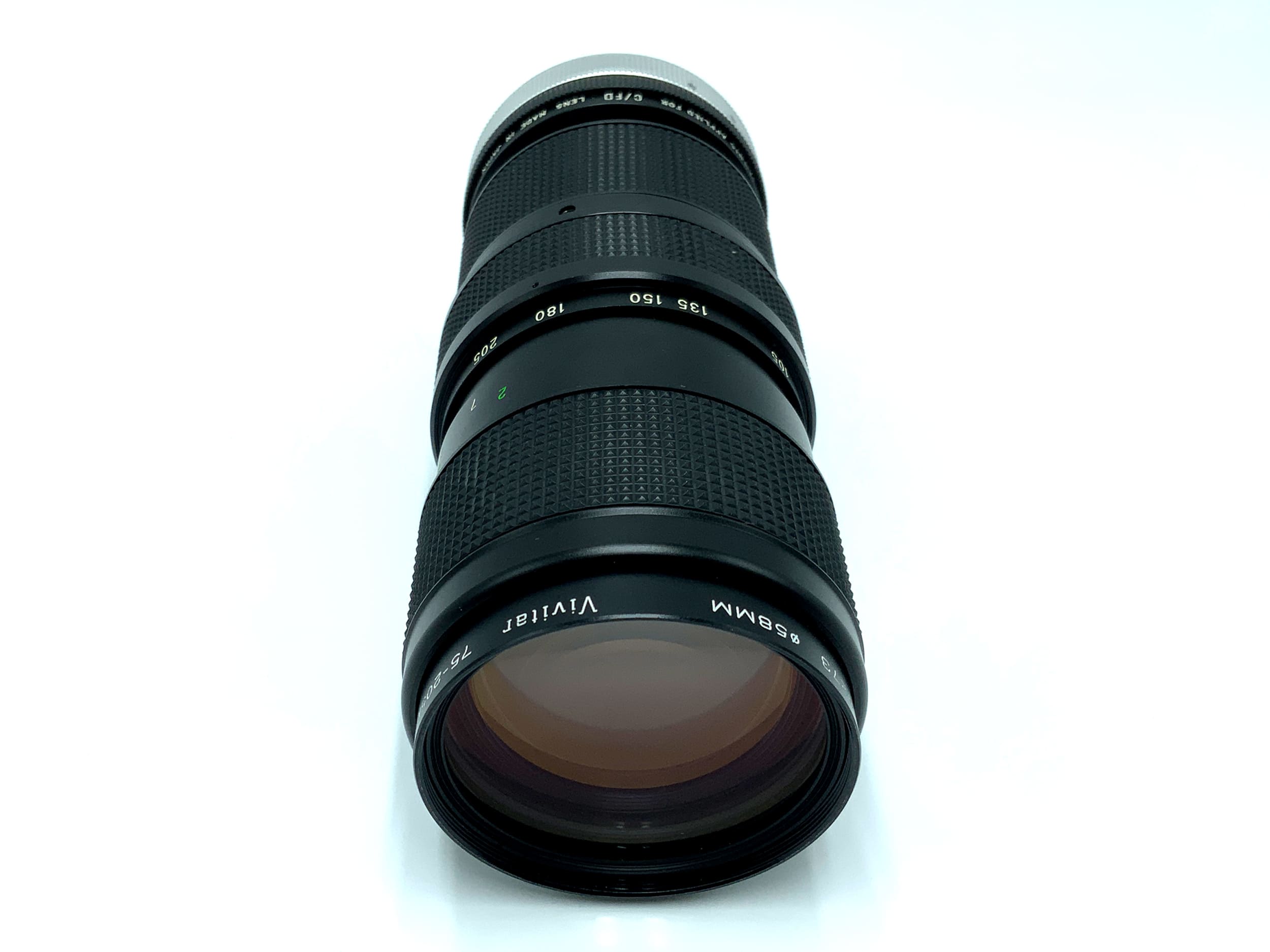 Vivitar Close Focusing Auto Zoom 75-205mm 1:3.8 Zoomobjektiv (Canon FD) Nebel!