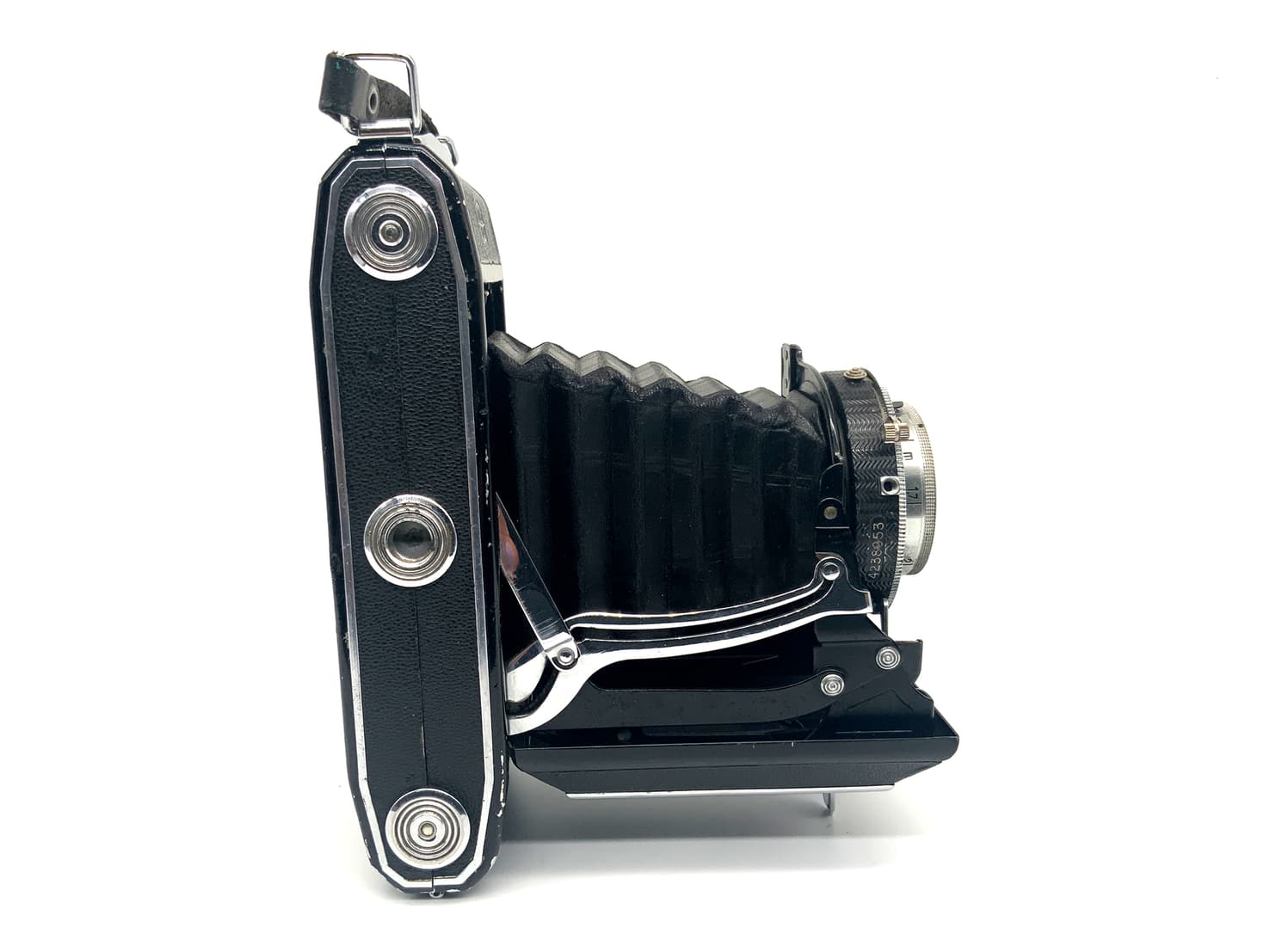 Zeiss Ikon Ikonta 521/2 Klappkamera mit Carl Zeiss Tessar 10,5cm 1:3.5
