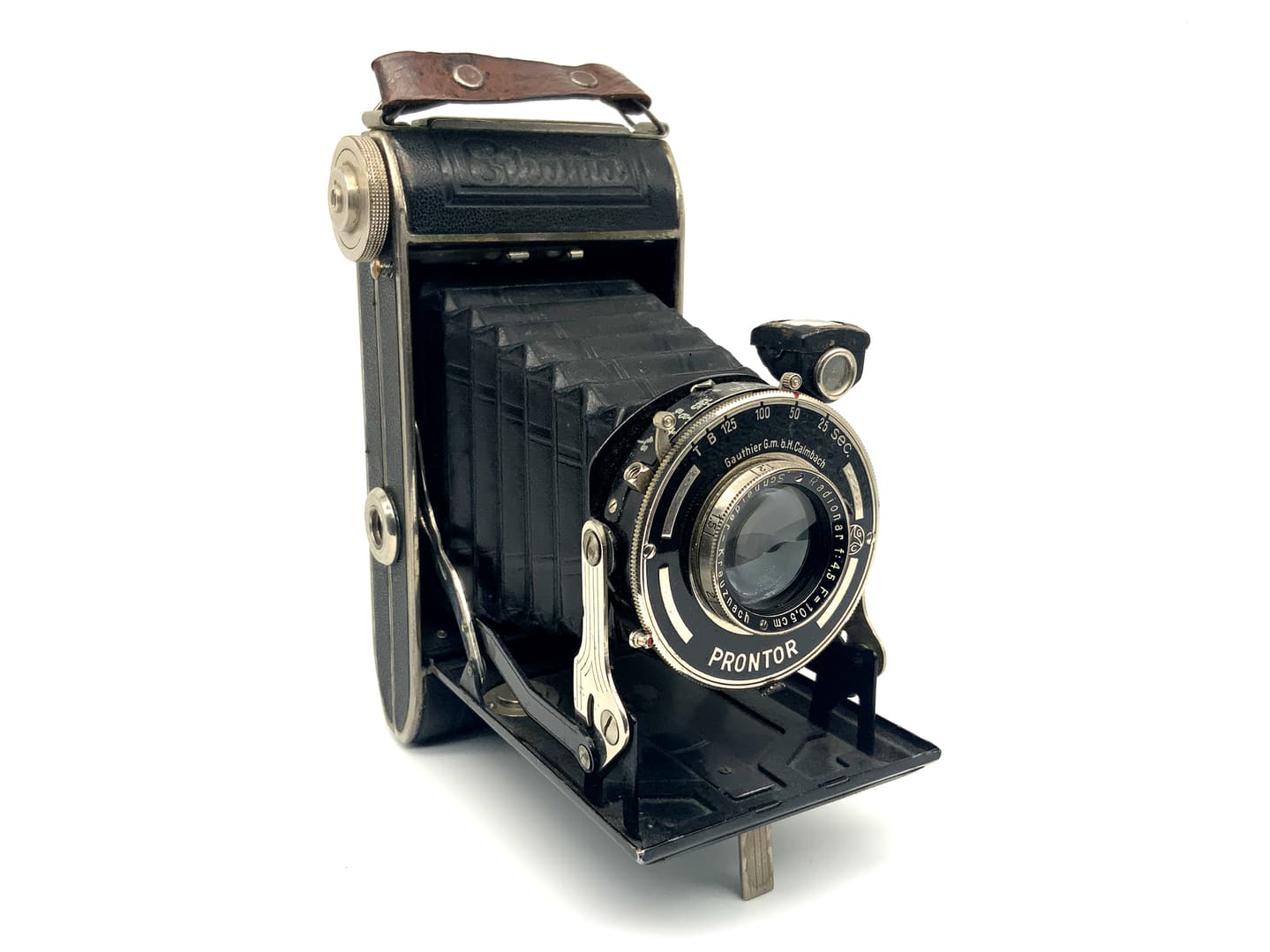 Erkania Luxus Nr. 562 Klappkamera mit Schneider-Kreuznach Radionar 1:4.5 10,5cm