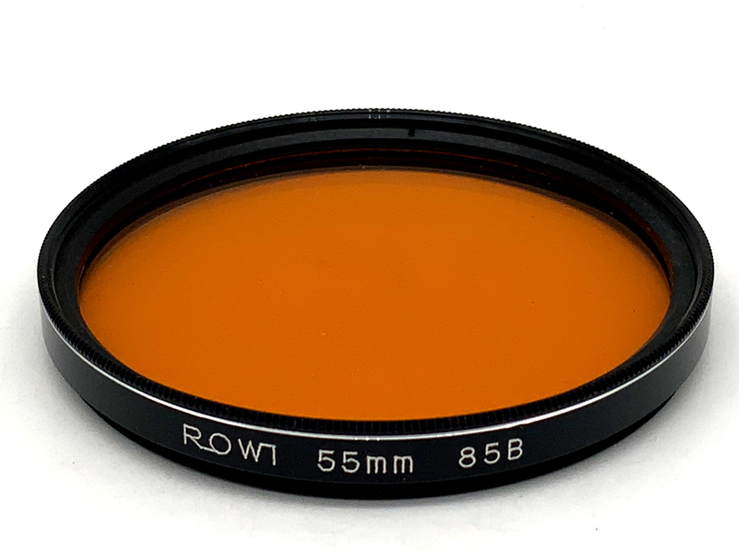 Rowi Korrekturfilter 85B 55x0,75 Filter 55mm Kreisförmig Filtergewinde