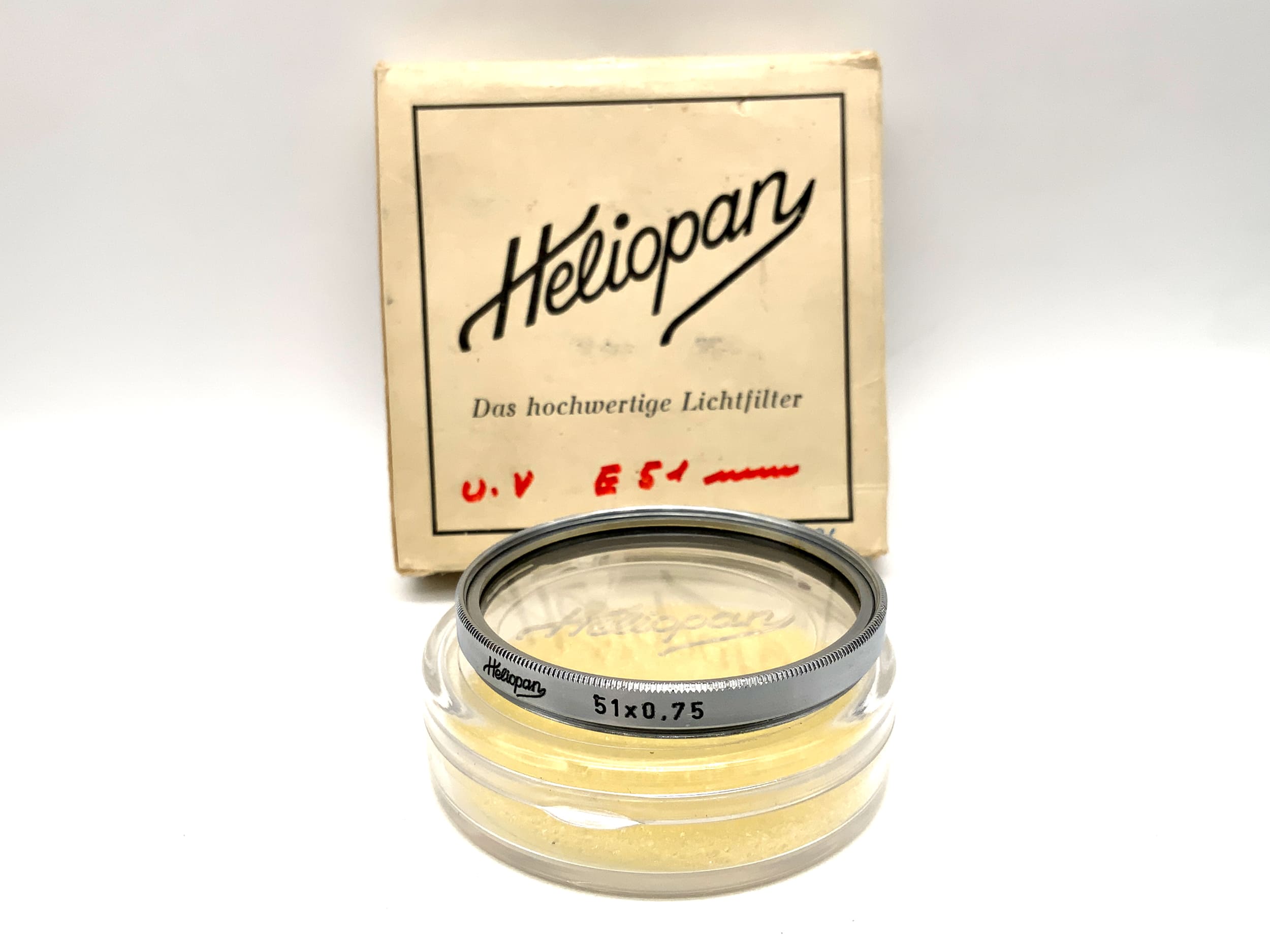 Heliopan UV 51x0,75 Filter 51mm Kreisförmig Filtergewinde