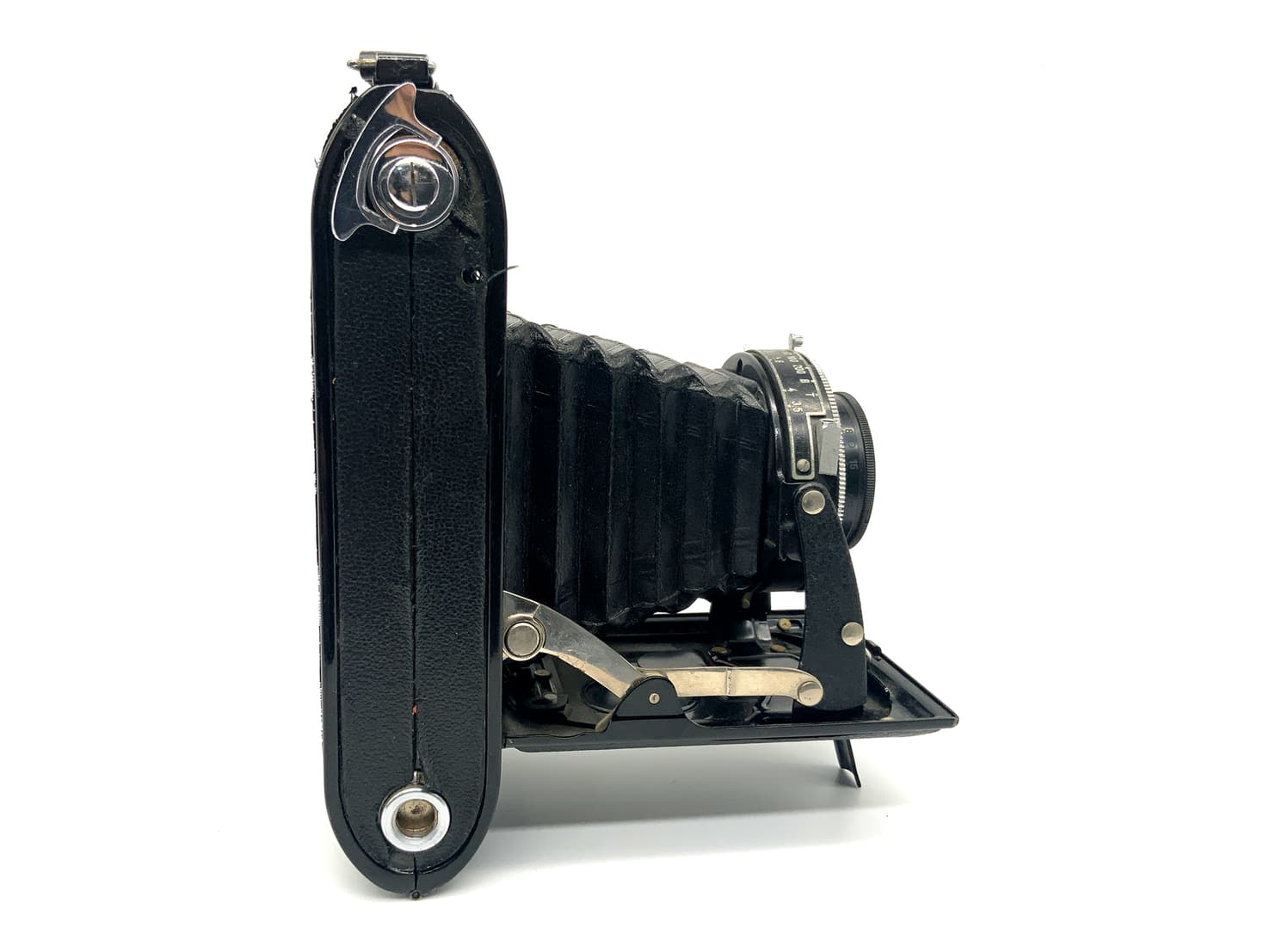 Voigtländer Bessa Klappkamera mit Skopar 10,5cm 1:3.5 bleibt offen! Analogkamera