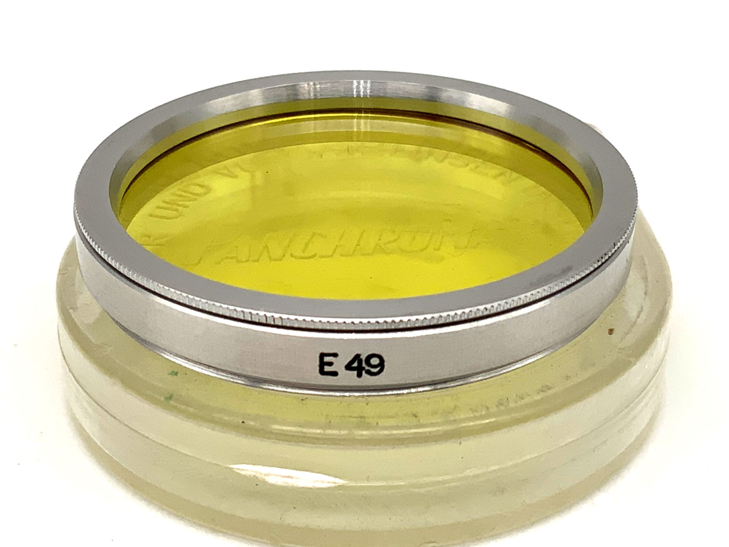 Panchromar Farbfilter gelb/yellow E49 Filter 49mm Kreisförmig Filtergewinde