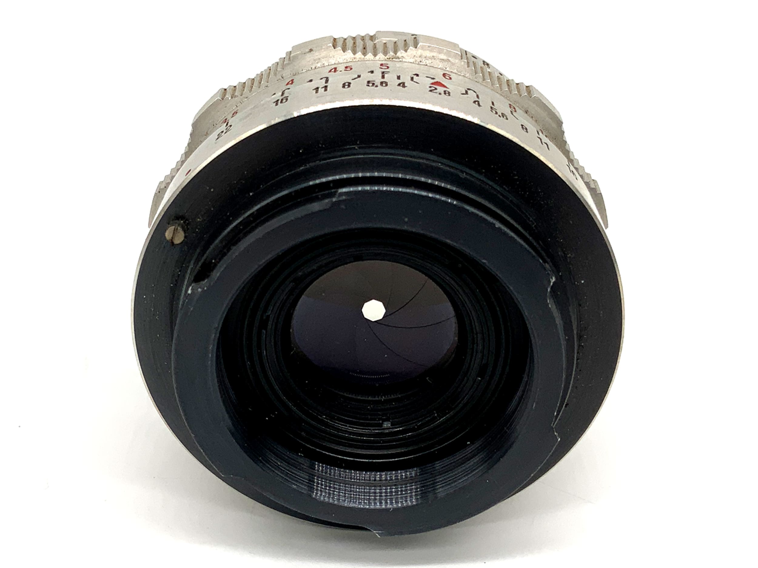 Carl Zeiss Jena Tessar 50mm 1:2.8 Objektiv Festbrennweite (EXA) Nebel!