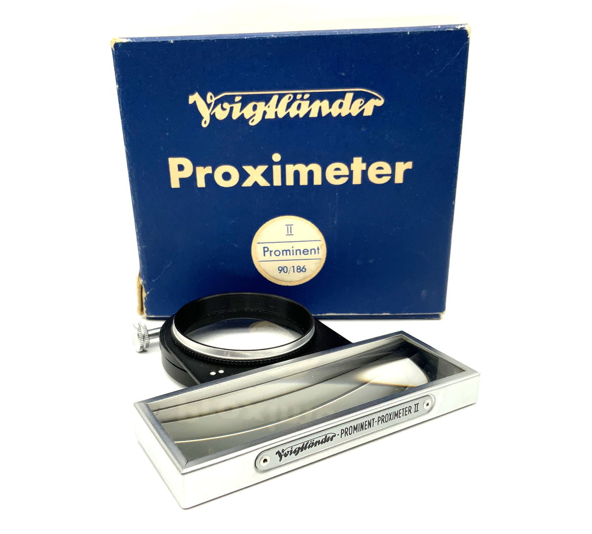 Voigtländer Nahlinse Prominent-Proximeter II 90/186 in OVP Filter Filtergewinde
