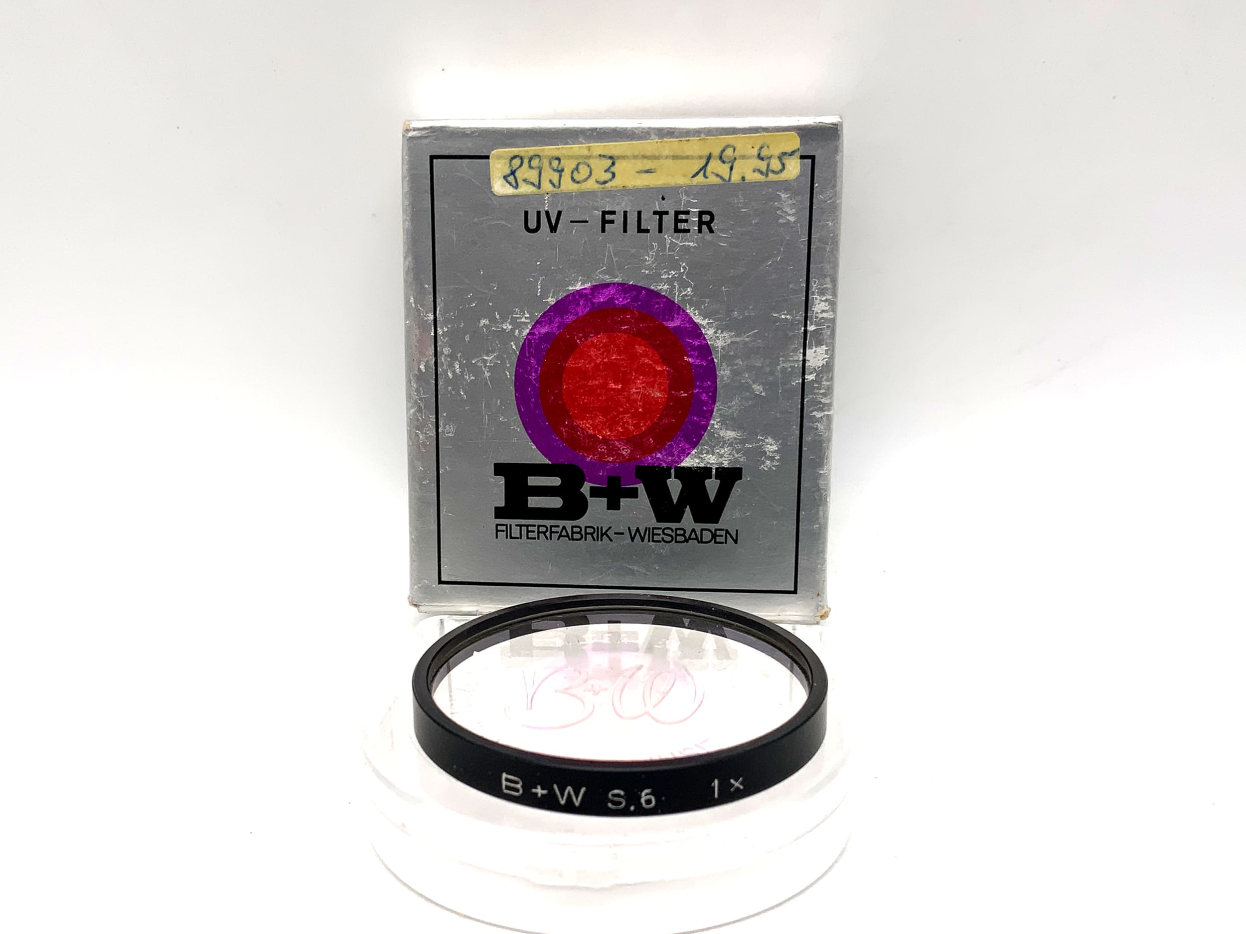 B+W UV 010 Haze in OVP Filter Serie 6 Kreisförmig Filtergewinde