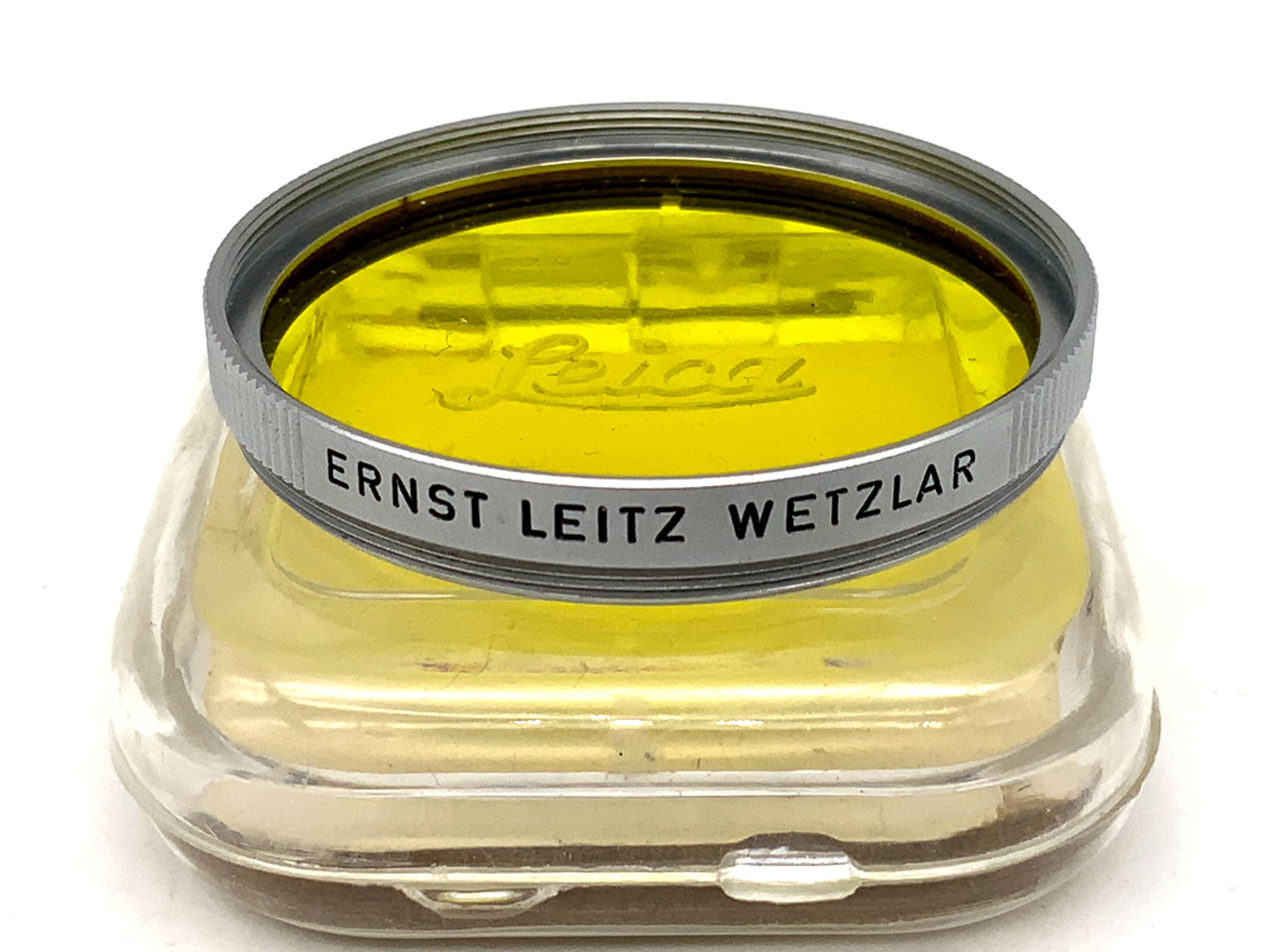 Leica Farbfilter gelb/yellow 1 im Etui Filter 39mm Kreisförmig Filtergewinde