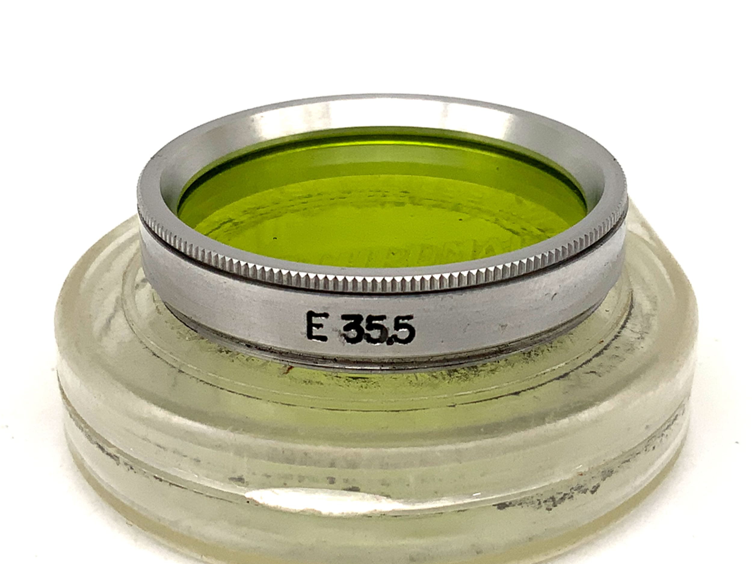 Panchromar Farbfilter gelb-grün/yellow-green E35,5 im Etui Filter 35,5mm
