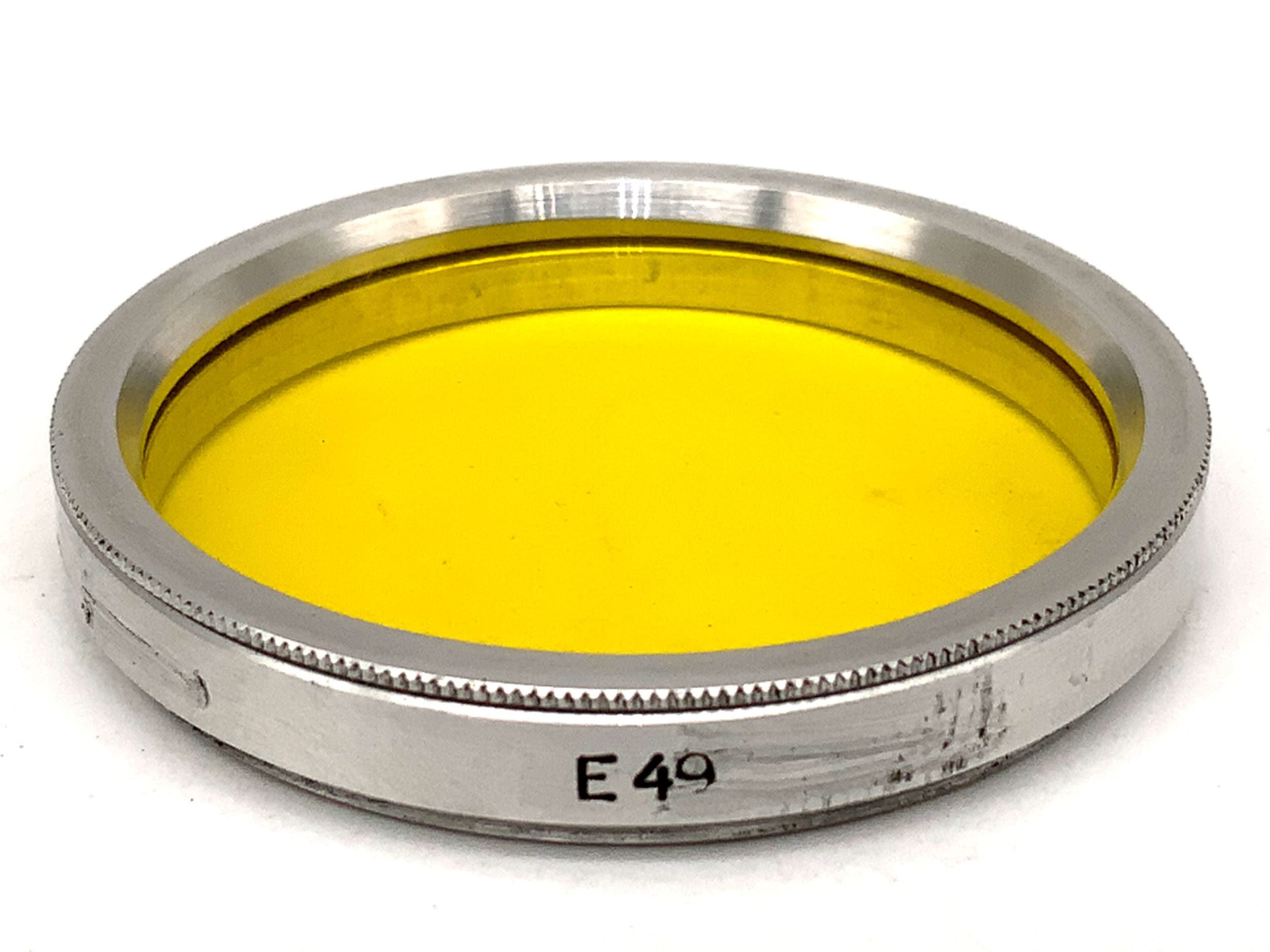 Panchromar Farbfilter gelb/yellow E49 Filter 49mm Kreisförmig Filtergewinde