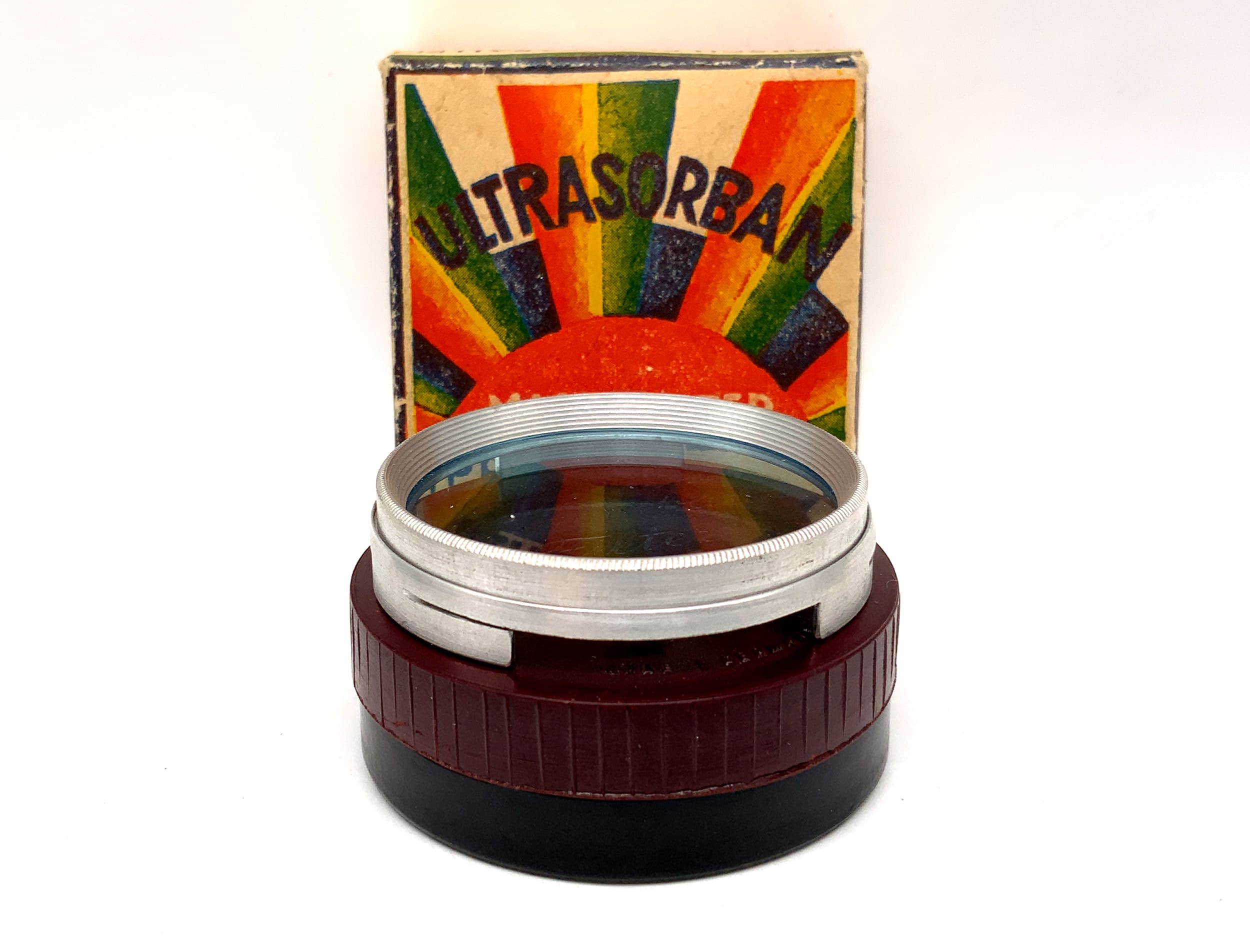 Arnz Jena Farbfilter hellblau ca.1,5x (801) Slip on in OVP Filter 42mm