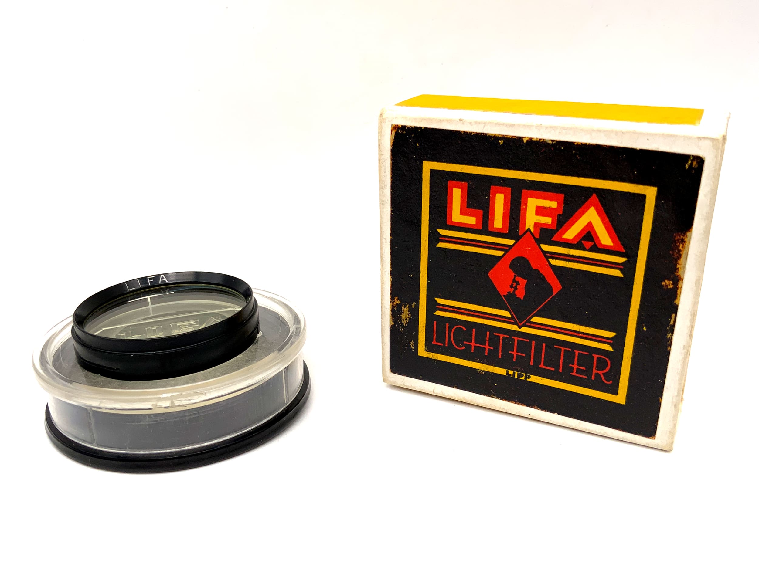 Lifa Gelbfilter Panchrom 100/32 Slip on in OVP Filter 32mm Filtergewinde