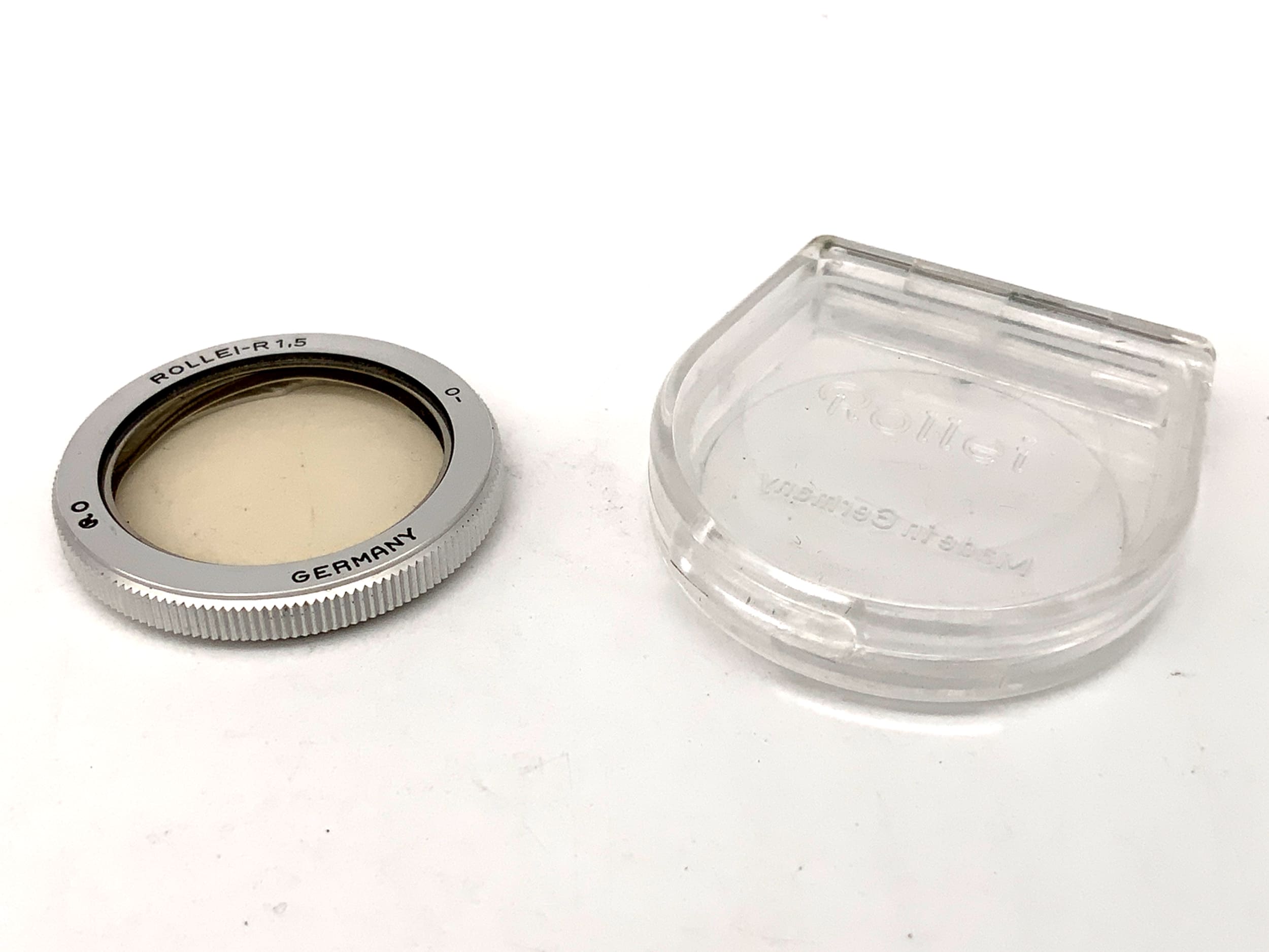 Rollei Korrekturfilter R 1,5 0- für Rollei 16 im Etui Filter R0 Filtergewinde