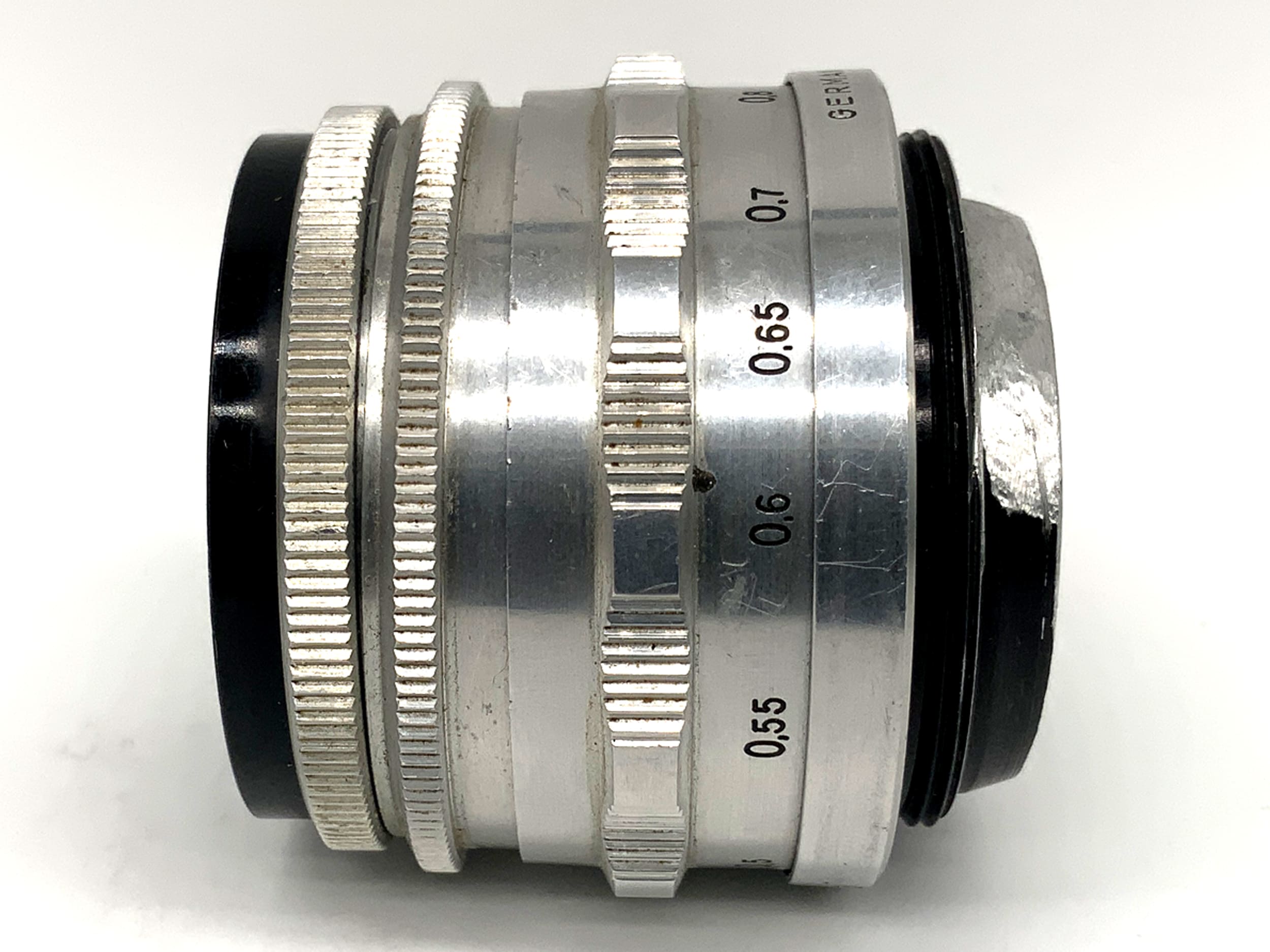 Carl Zeiss Jena Tessar 50mm 1:2,8 Objektiv Pilz! Festbrennweite (EXA)
