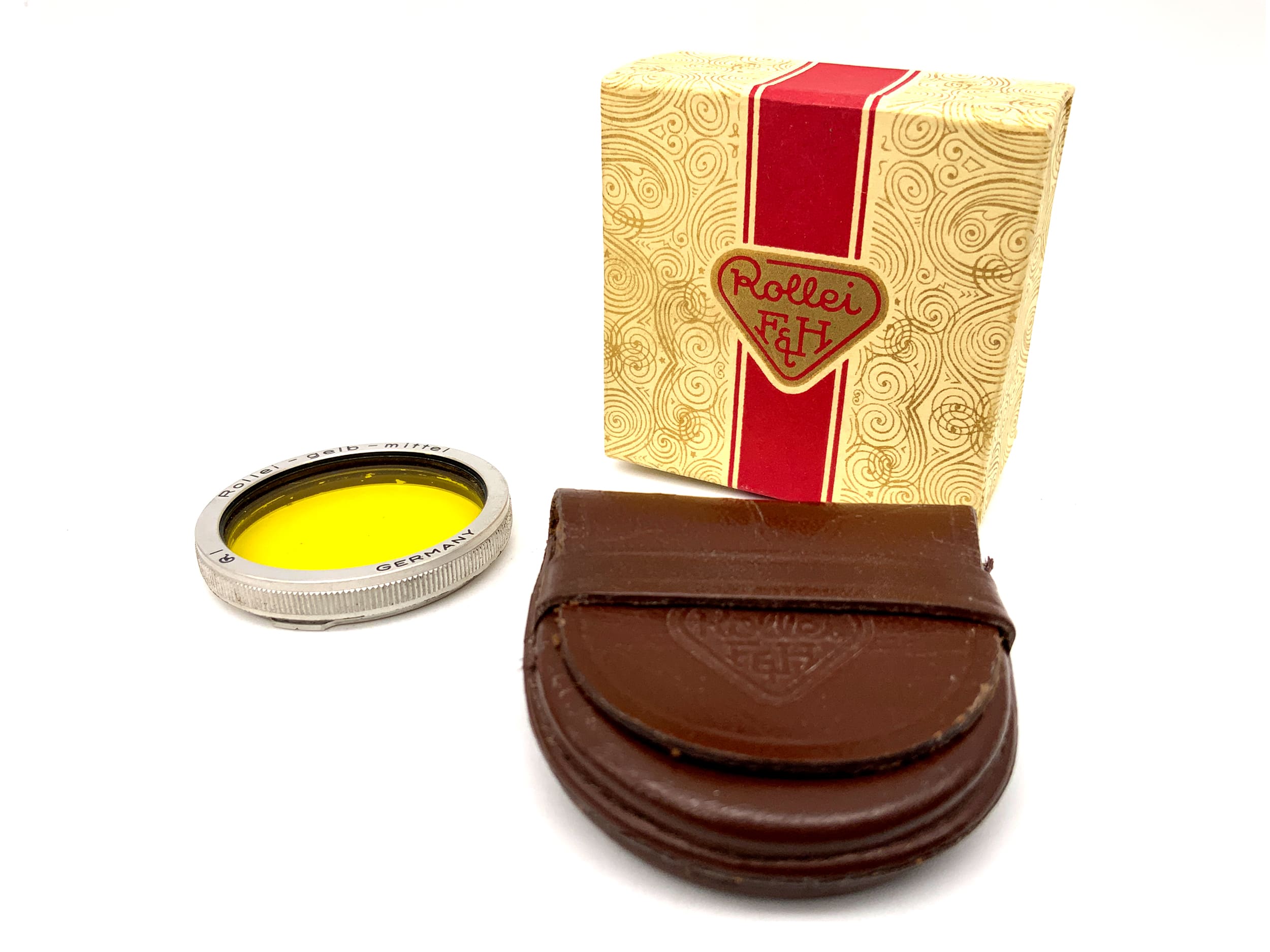 Rollei Farbfilter gelb mittel in OVP Filter R I Kreisförmig Filtergewinde