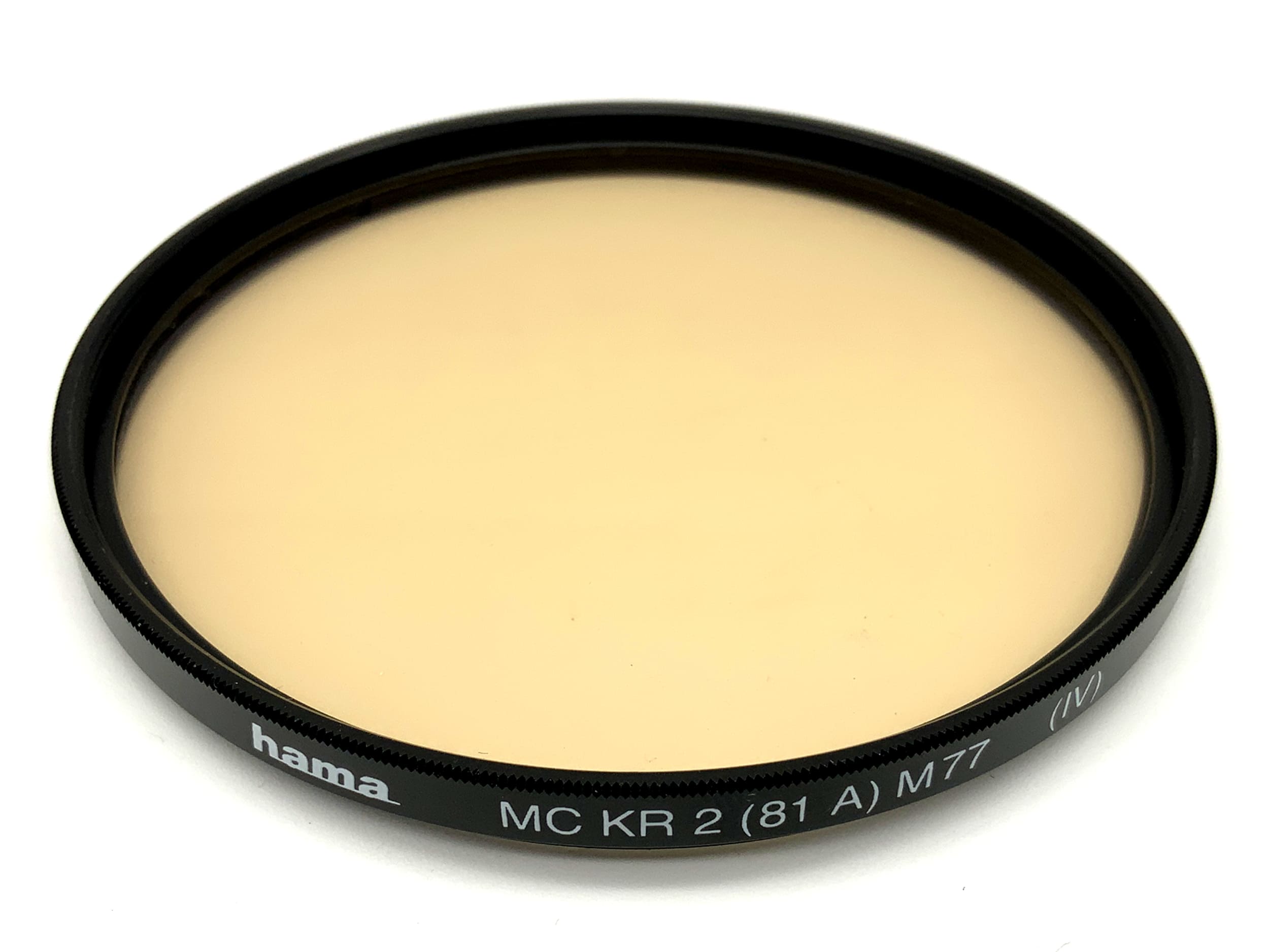 Hama Korrekturfilter MC KR 2 (81 A) M77 (IV) Filter 77mm Kreisförmig