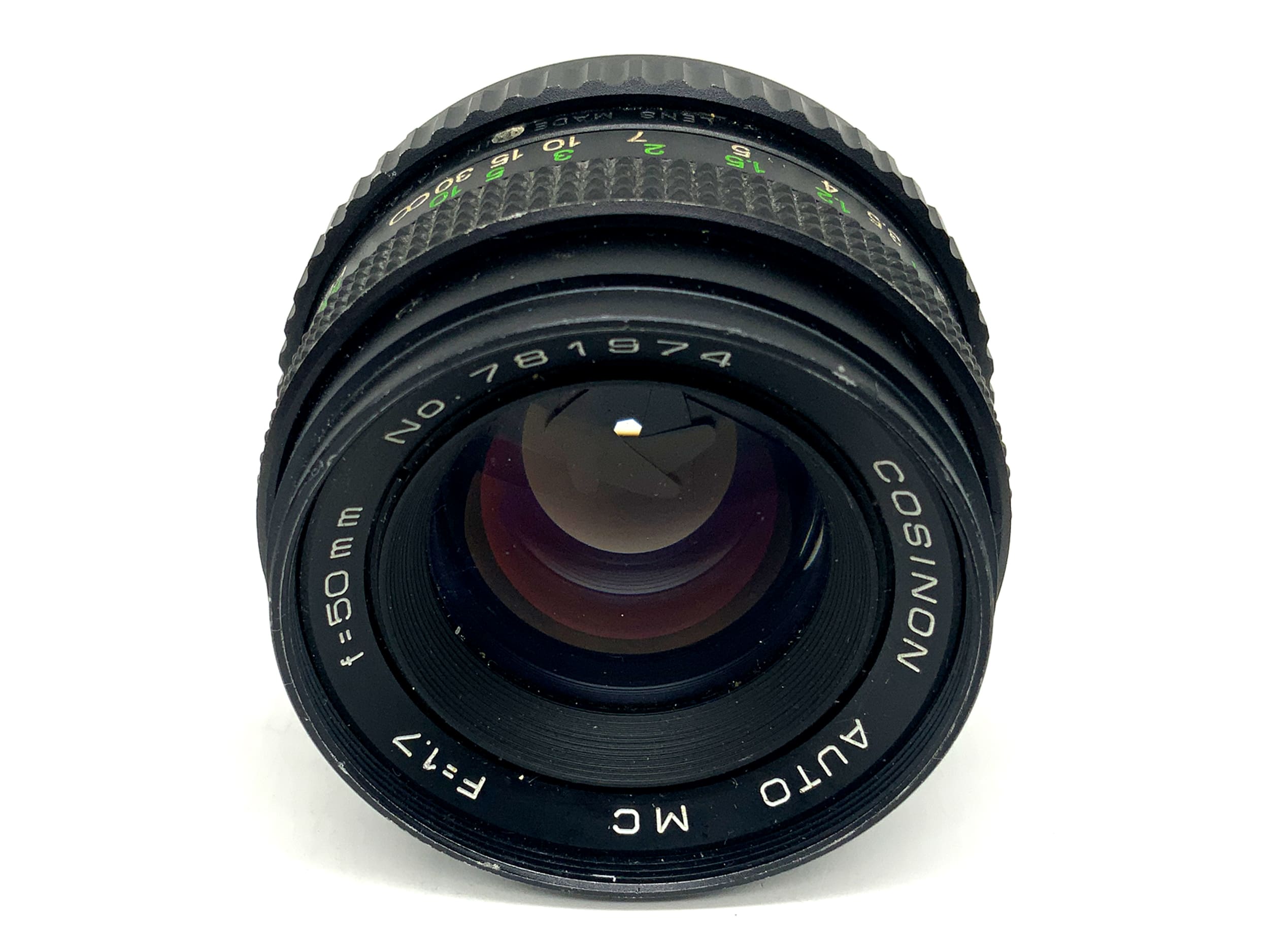 Cosinon MC Auto 50mm 1:1.7 Objektiv Pilz! Festbrennweite (Pentax K)