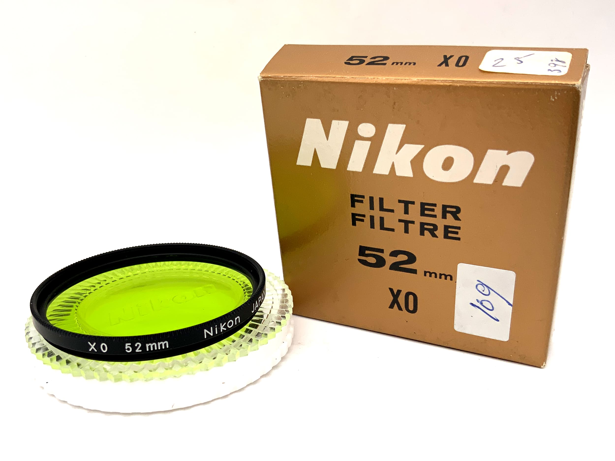 Nikon Farbfilter leicht grün/light green X0 in OVP Filter 52mm Filtergewinde
