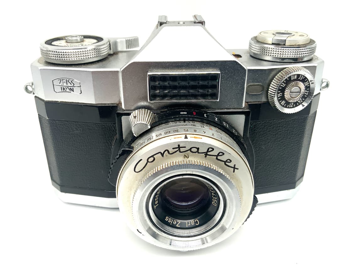 Zeiss Ikon Contaflex SLR 35mm SLR analog Body mit Tessar 2.8/50mm