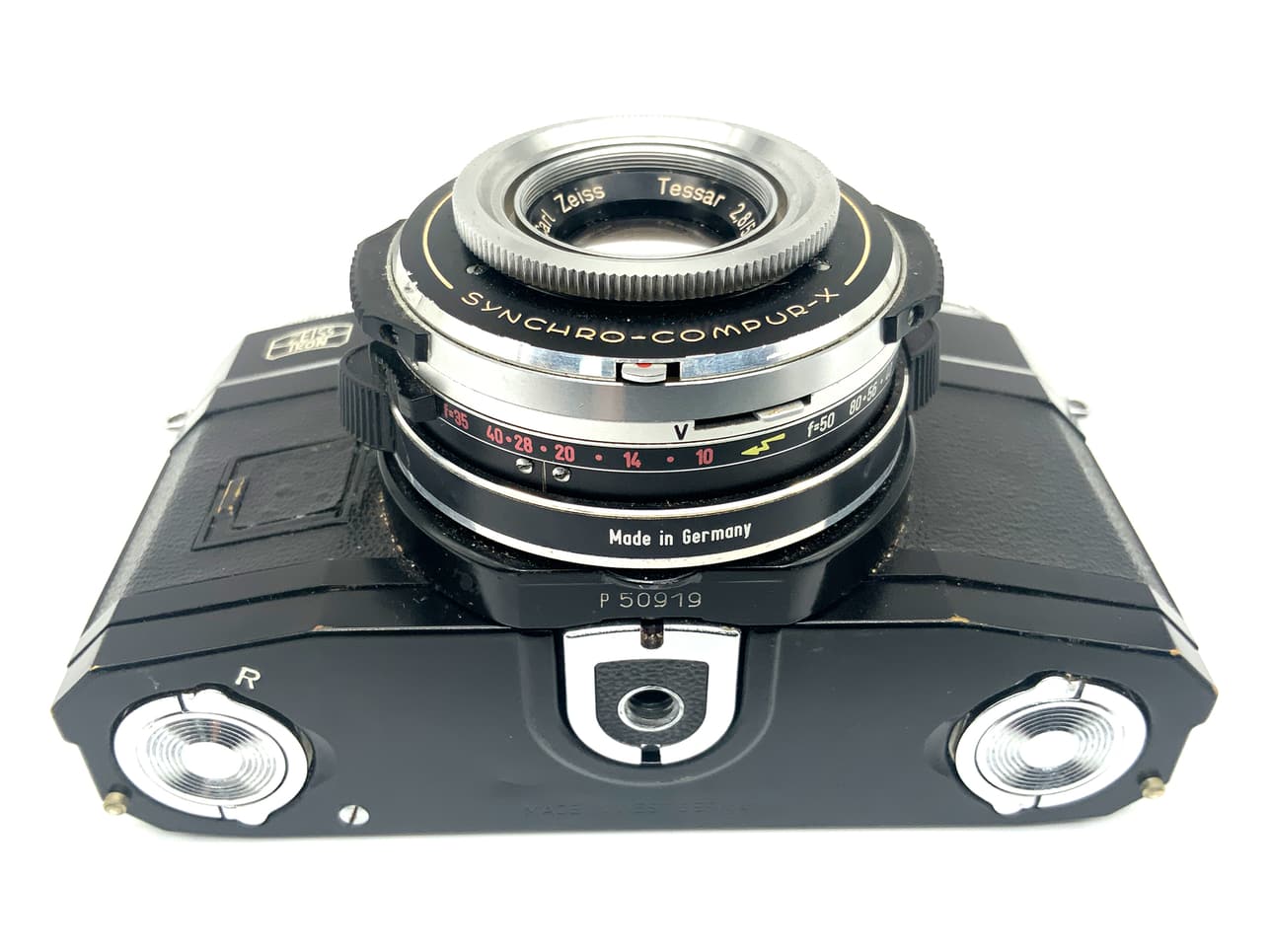 Zeiss Ikon Contaflex Synchro-Compur-X SLR 35mm mit Carl Zeiss Tessar 2,8 50mm
