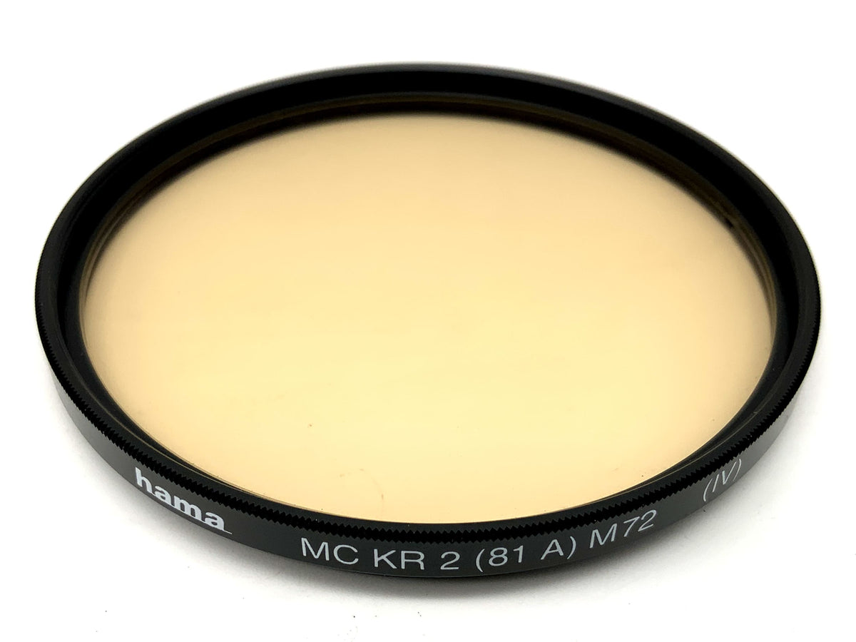 Hama Korrekturfilter MC KR 2 (81 A) M72 (IV) Filter 72mm Kreisförmig