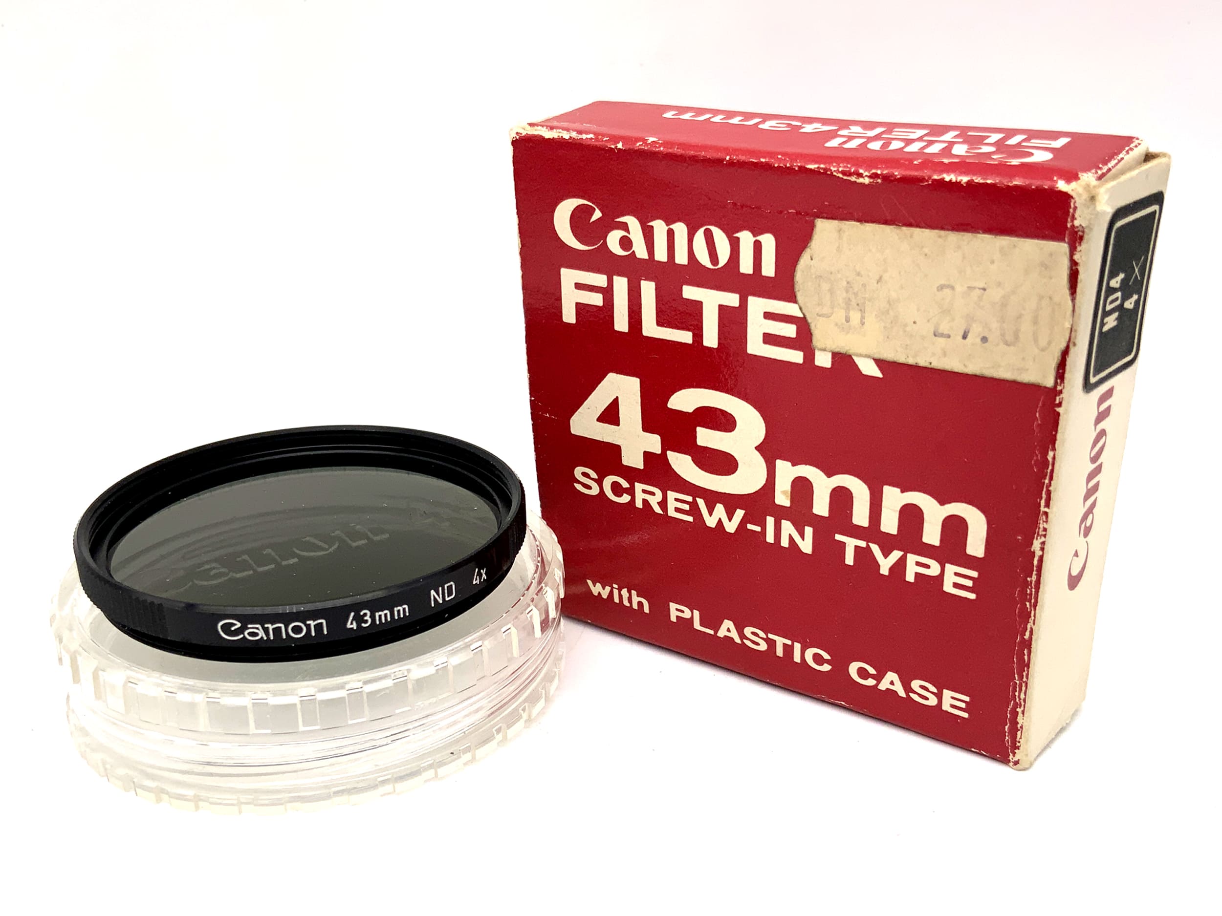 Canon Graufilter ND 4x in OVP Filter 43mm Kreisförmig Filtergewinde