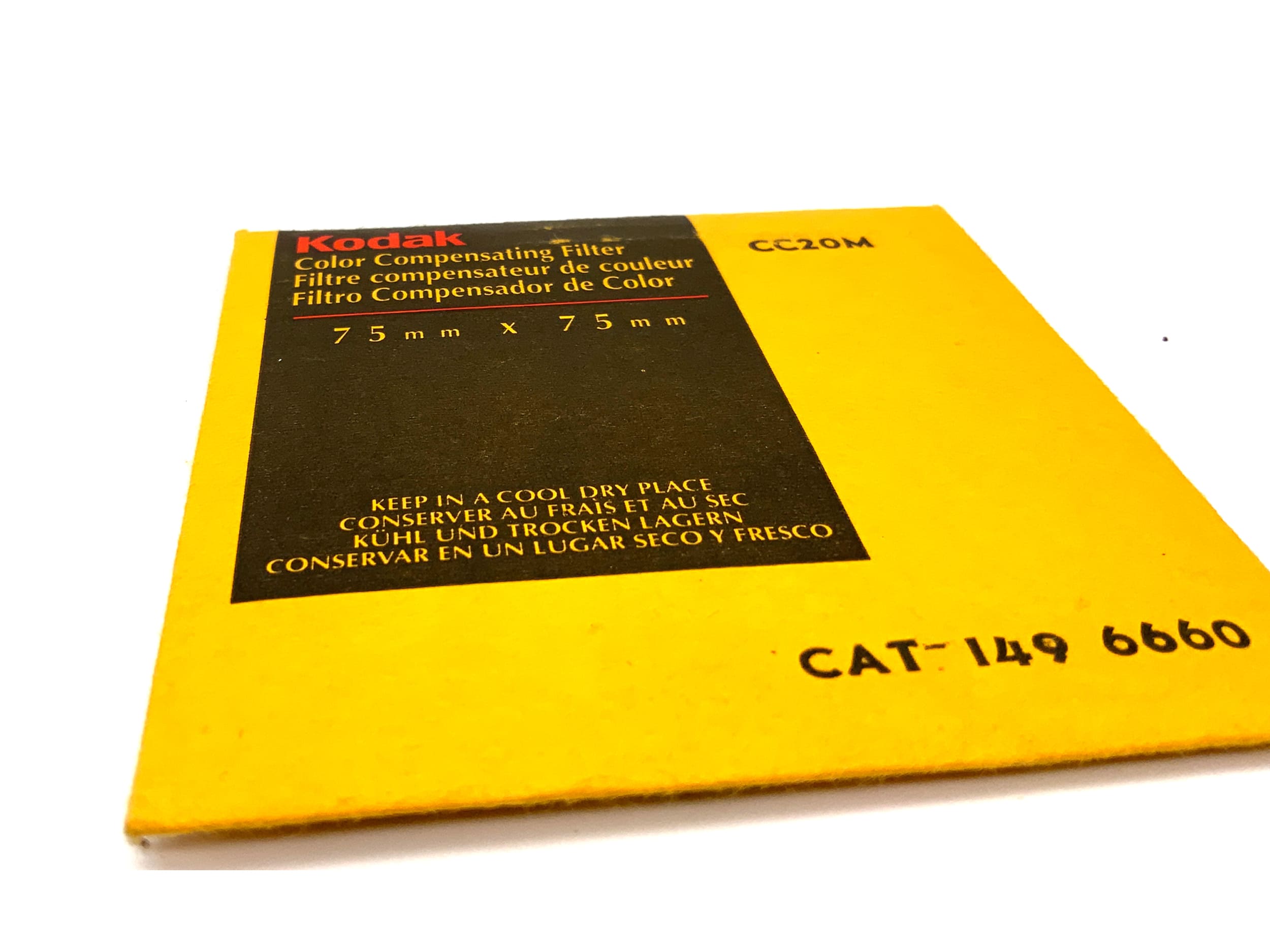 Kodak CC20M Color Compensating Filter Filter 75mm x 75mm Rechteckig