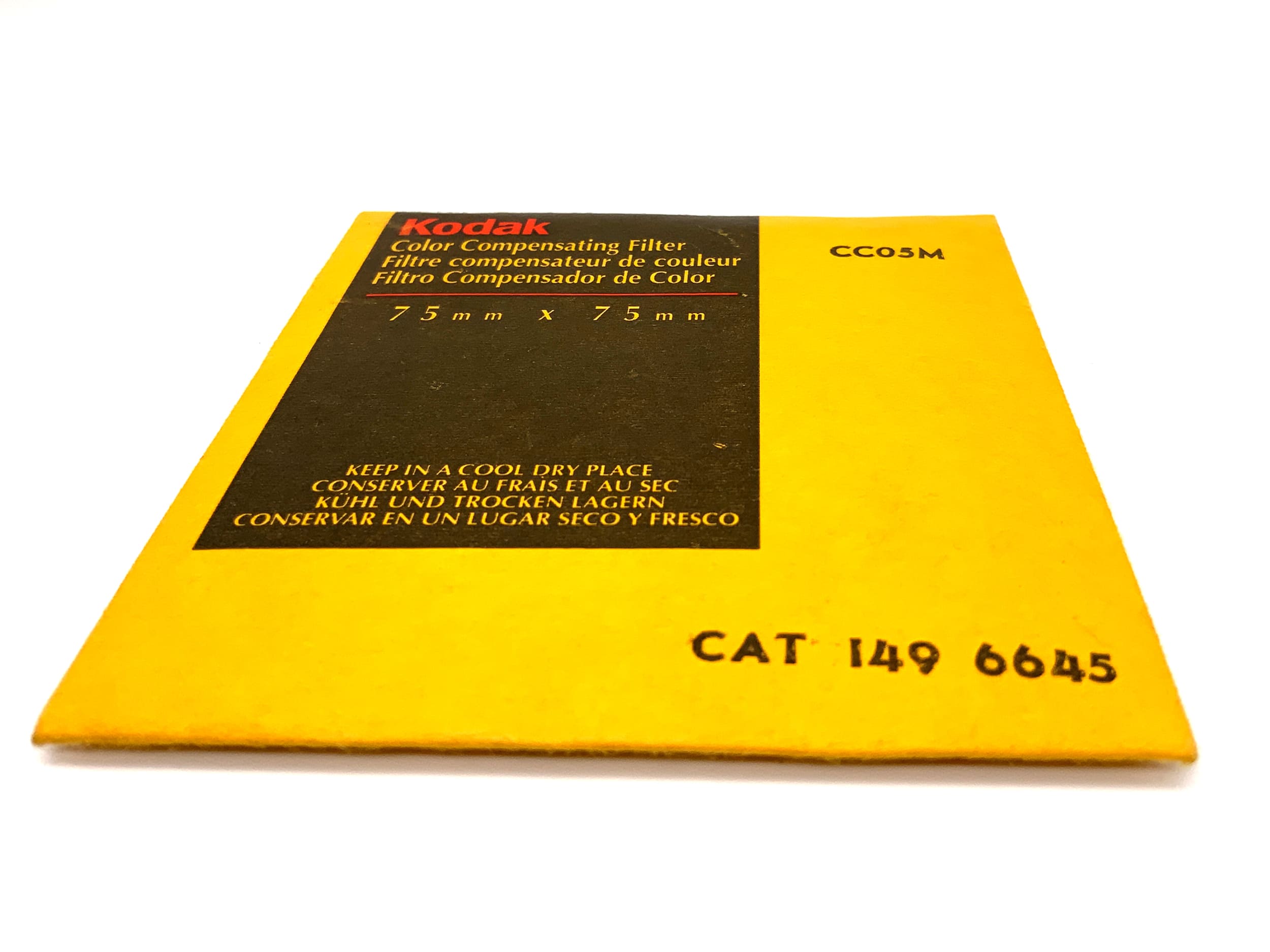 Kodak CC05M Color Compensating Filter Filter 75mm x 75mm Rechteckig